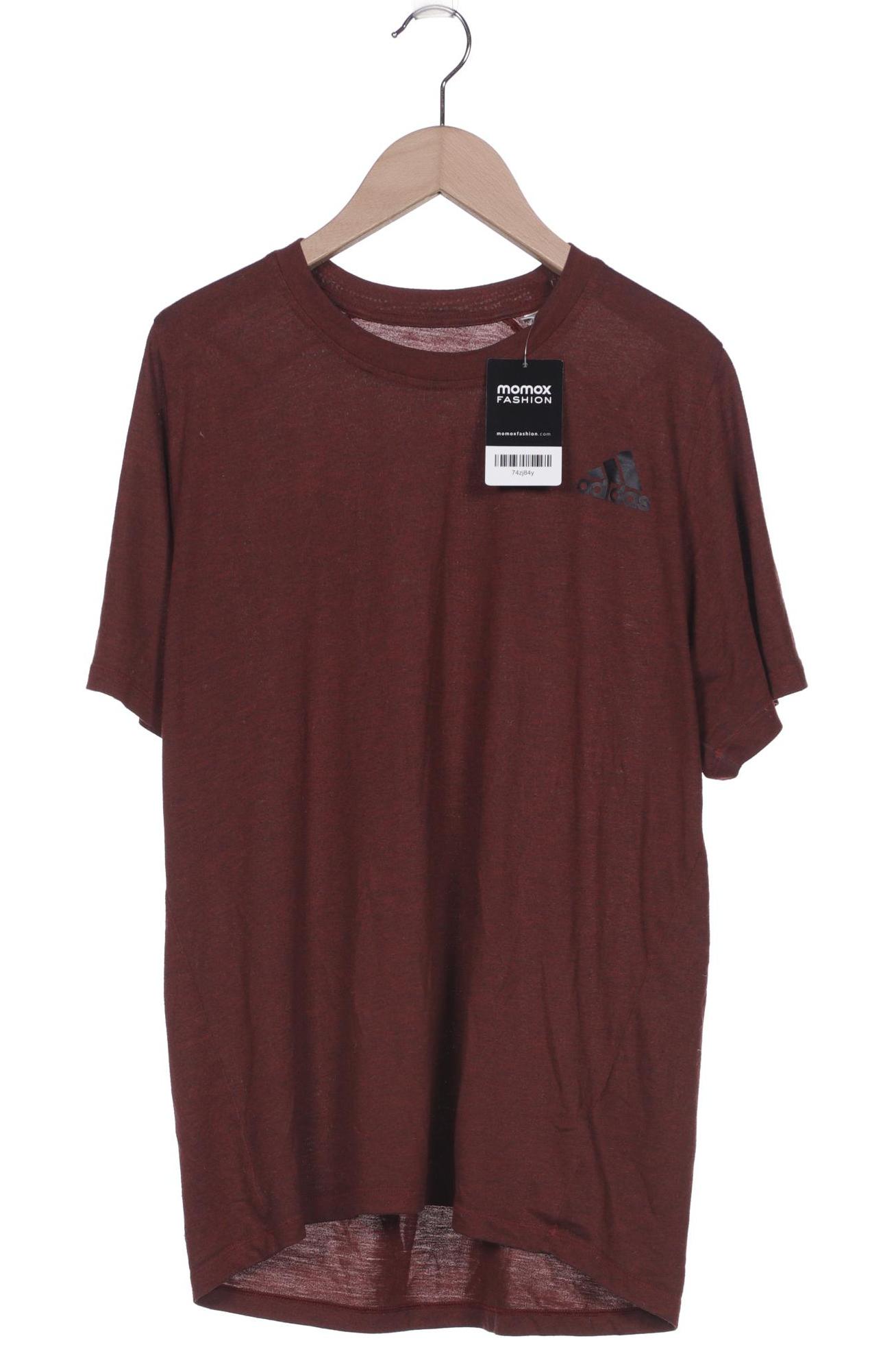 

adidas Herren T-Shirt, bordeaux, Gr. 52