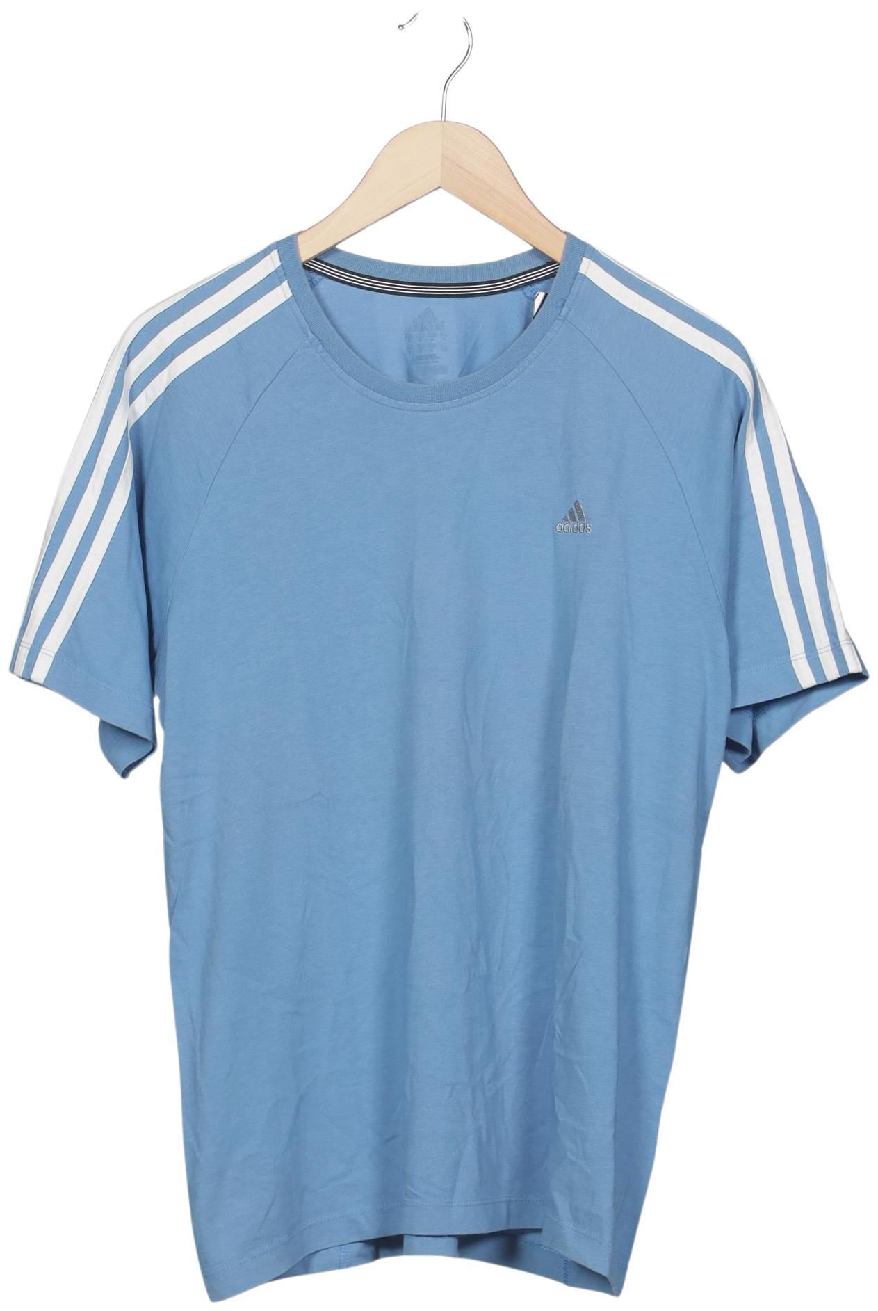 

adidas Herren T-Shirt, hellblau, Gr. 48