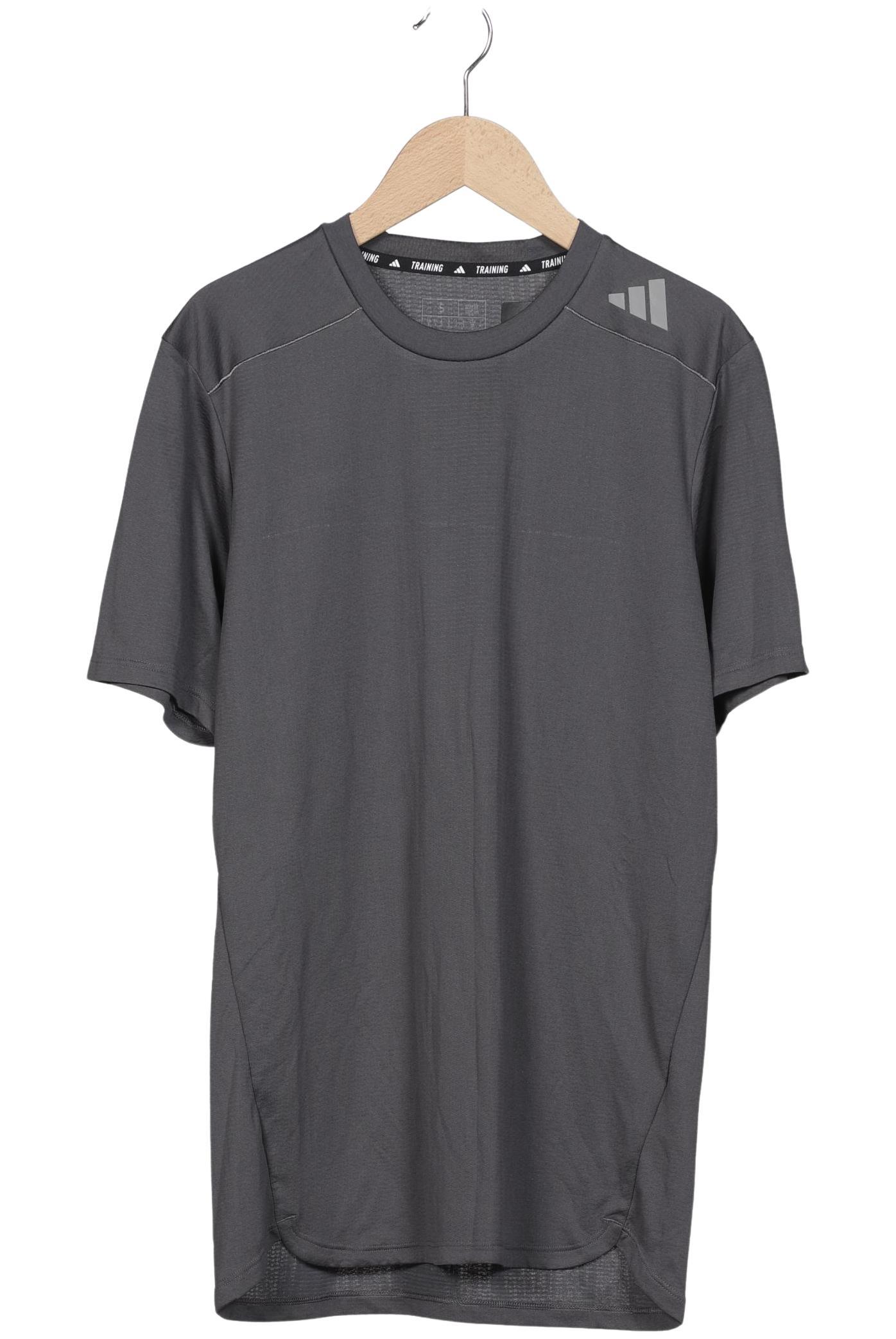

adidas Herren T-Shirt, grau, Gr. 46