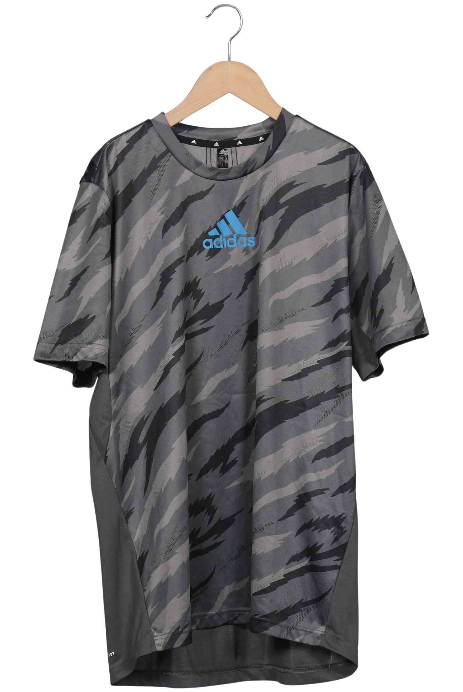 

adidas Herren T-Shirt, grau, Gr. 52