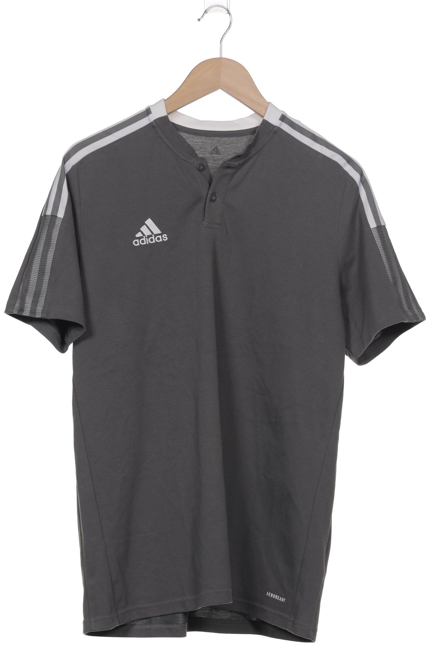 

adidas Herren T-Shirt, grau, Gr. 52