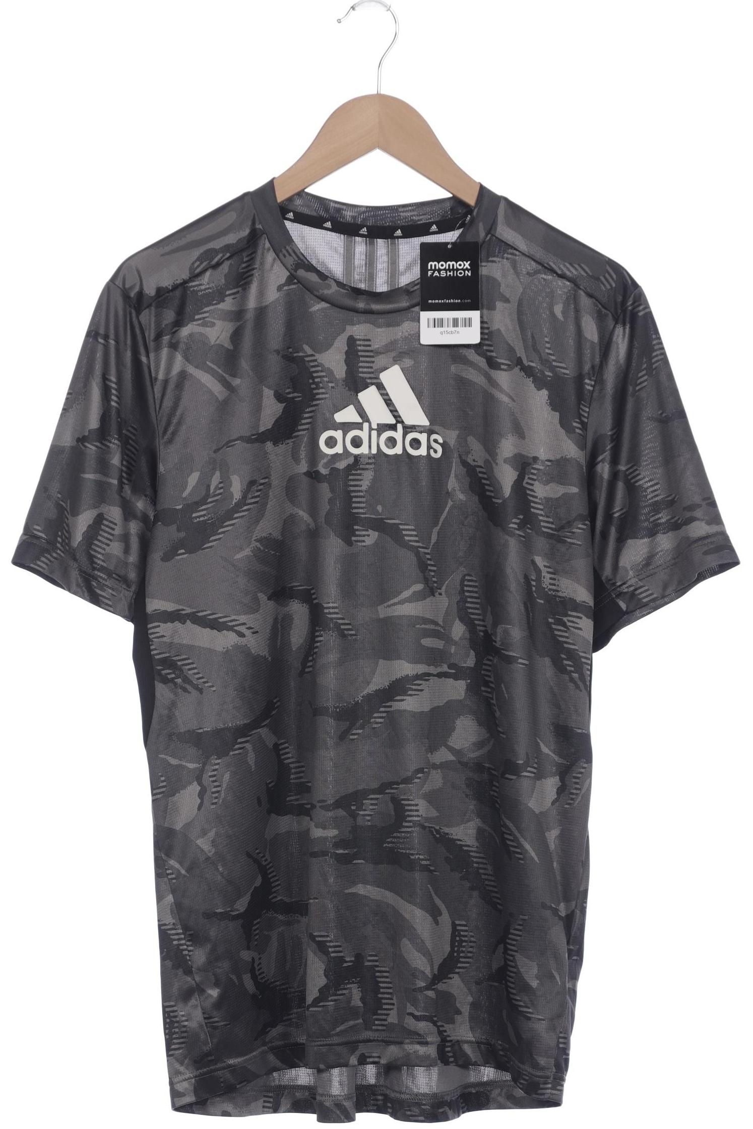 

adidas Herren T-Shirt, grau, Gr. 52