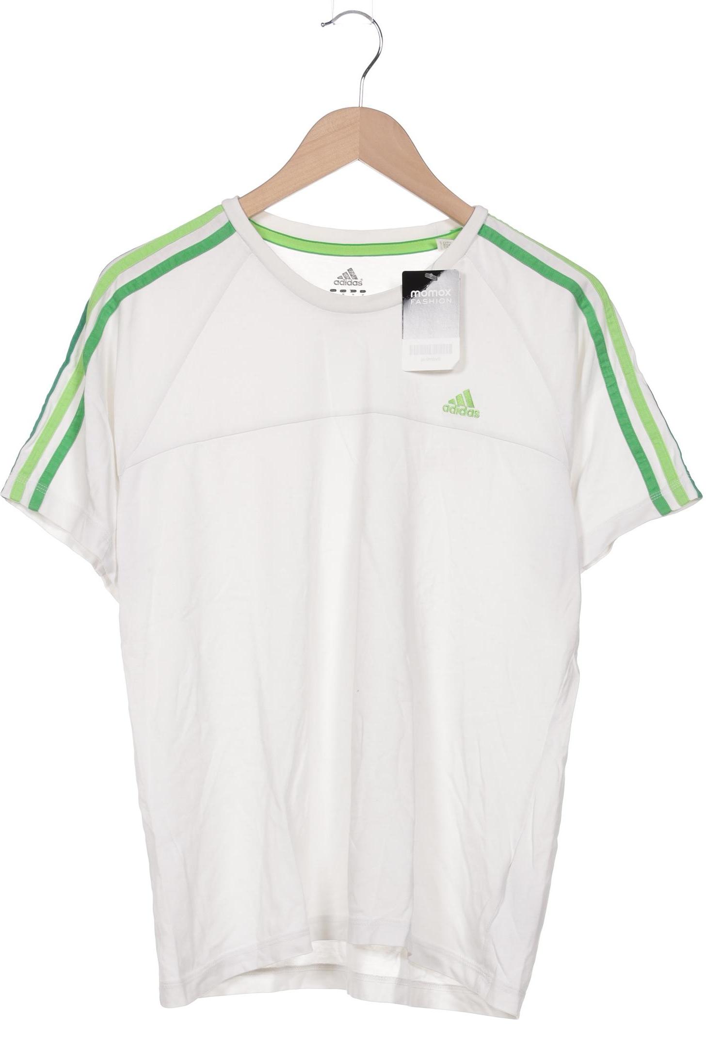 

adidas Herren T-Shirt, weiß, Gr. 48