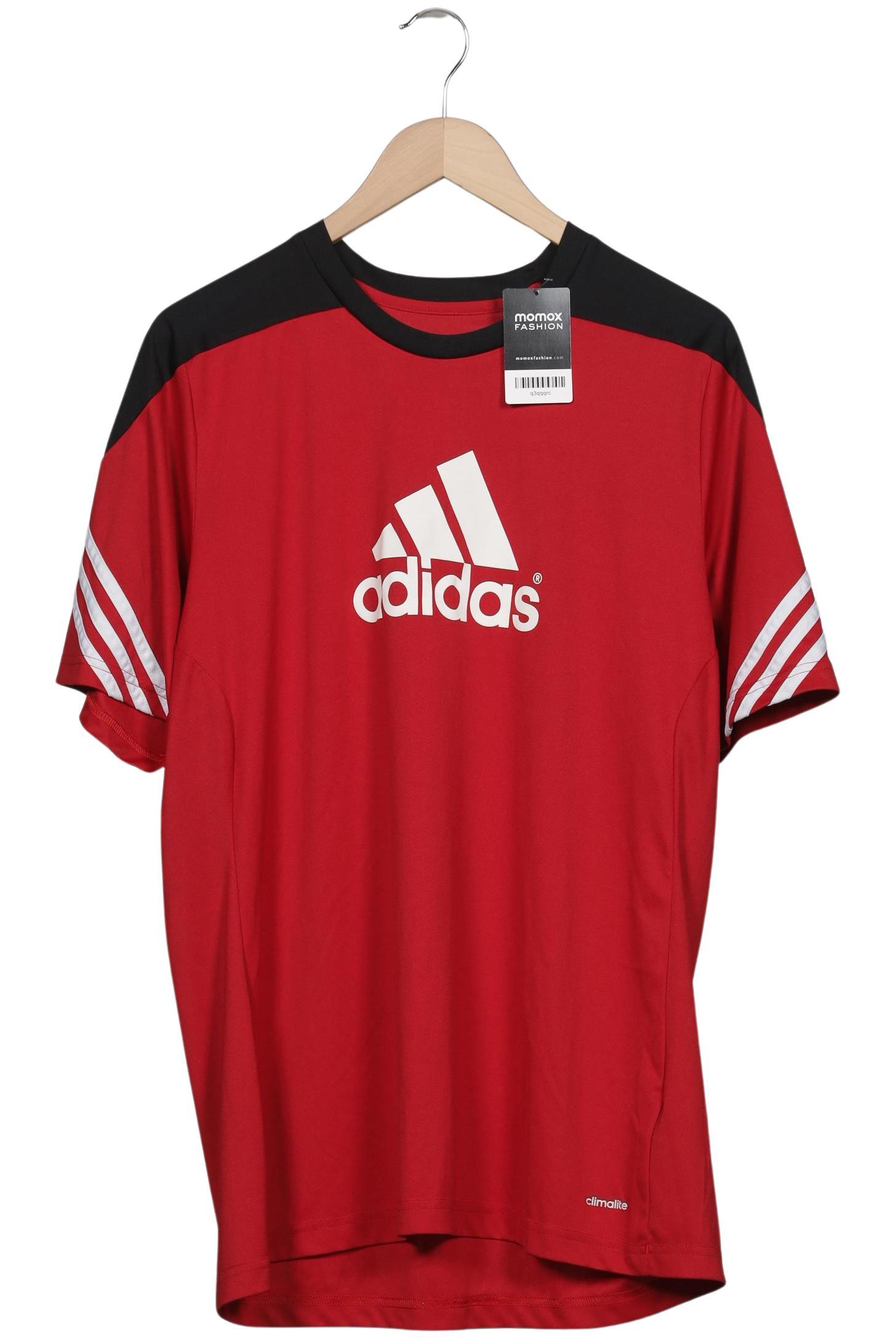 

adidas Herren T-Shirt, bordeaux, Gr. 54