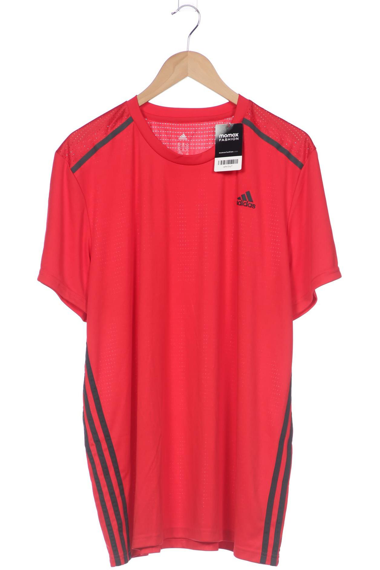 

adidas Herren T-Shirt, rot, Gr. 56