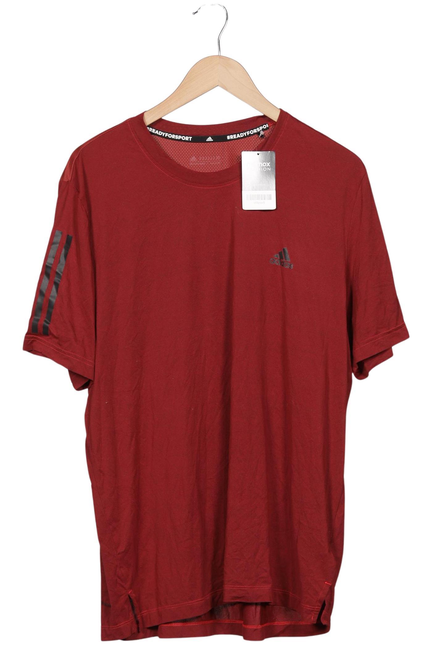 

adidas Herren T-Shirt, rot, Gr. 54