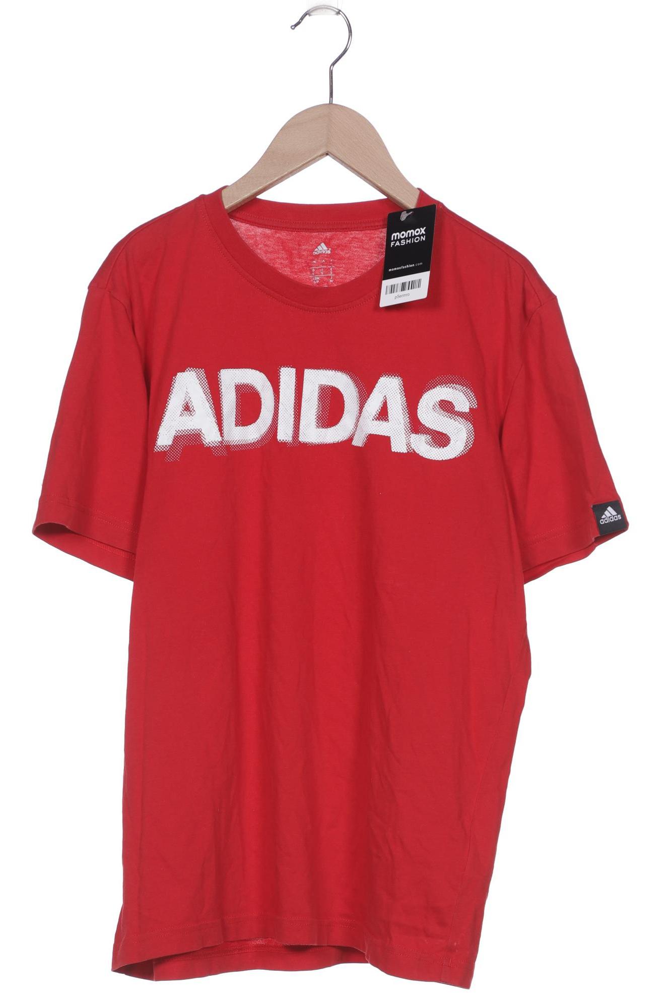 

adidas Herren T-Shirt, rot, Gr. 46