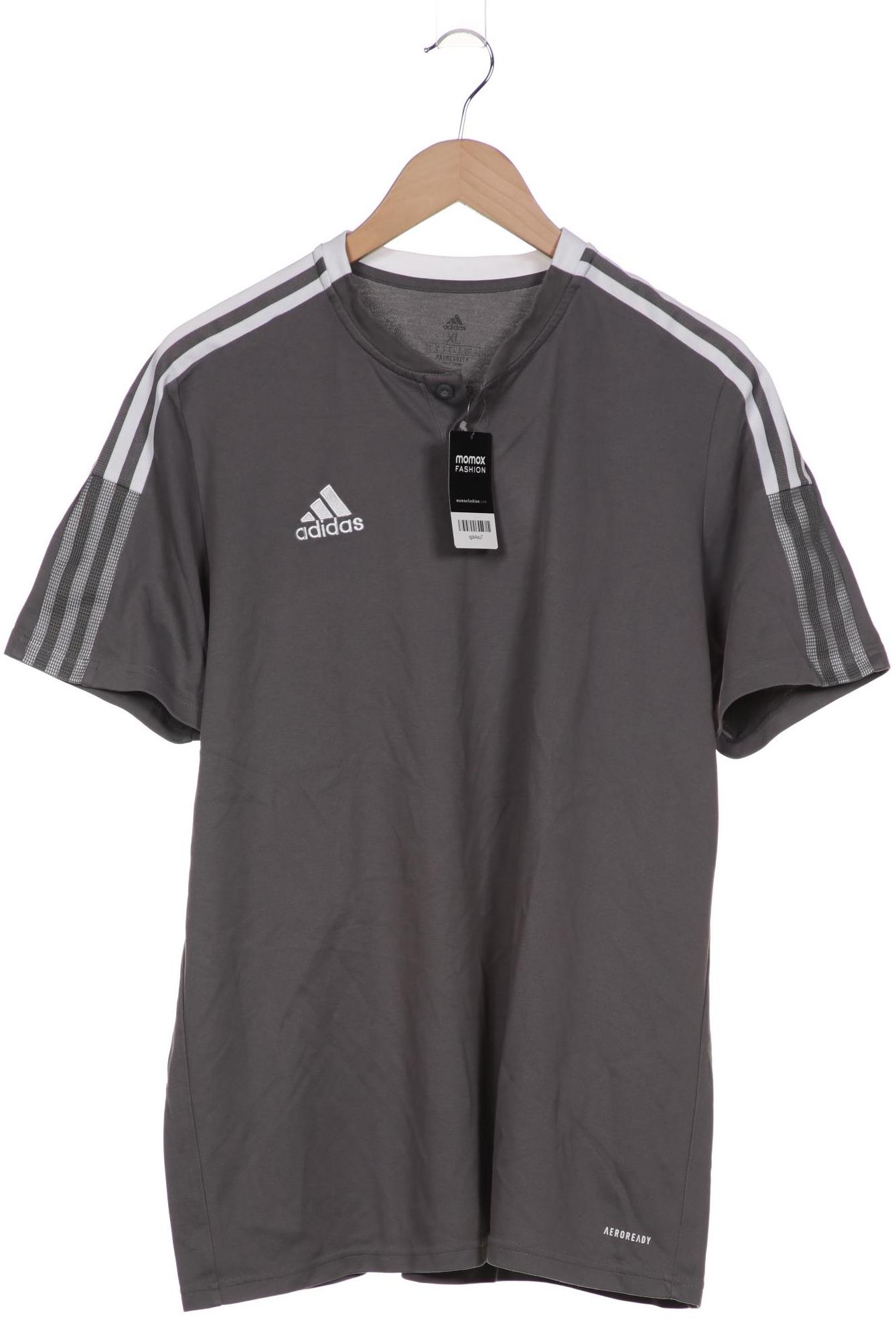 

adidas Herren T-Shirt, grau, Gr. 54