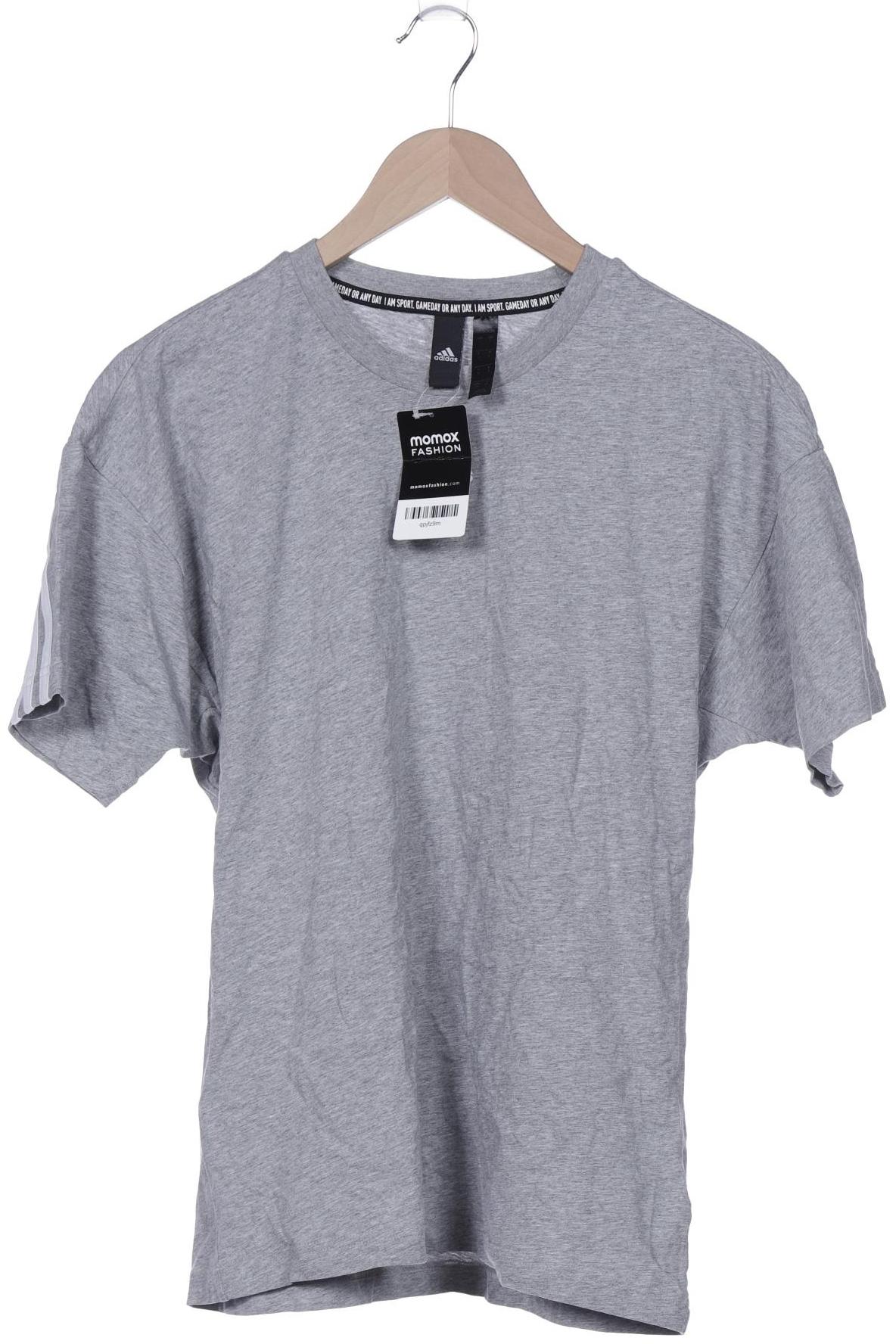 

adidas Herren T-Shirt, grau, Gr. 46