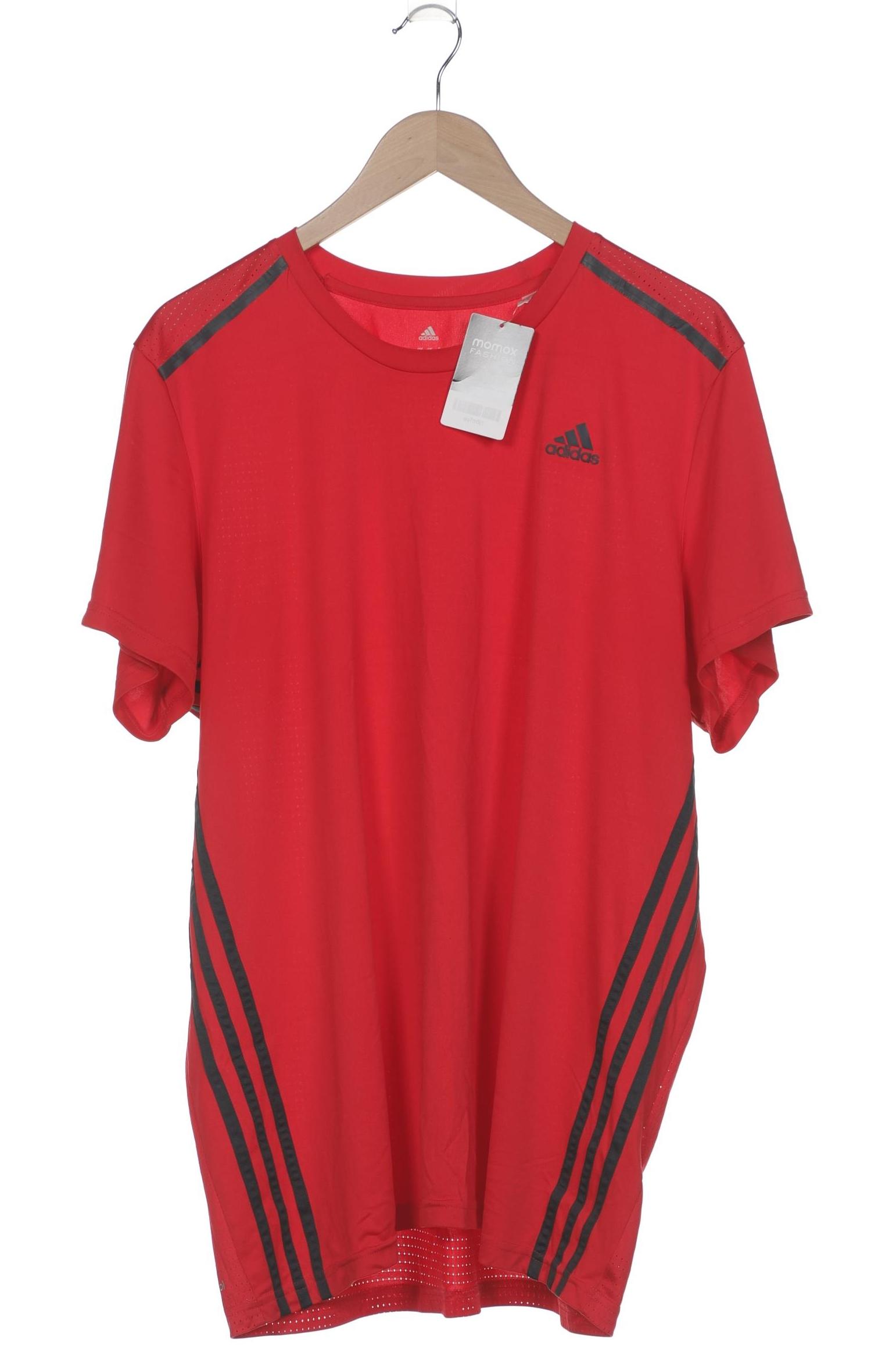 

adidas Herren T-Shirt, rot, Gr. 56