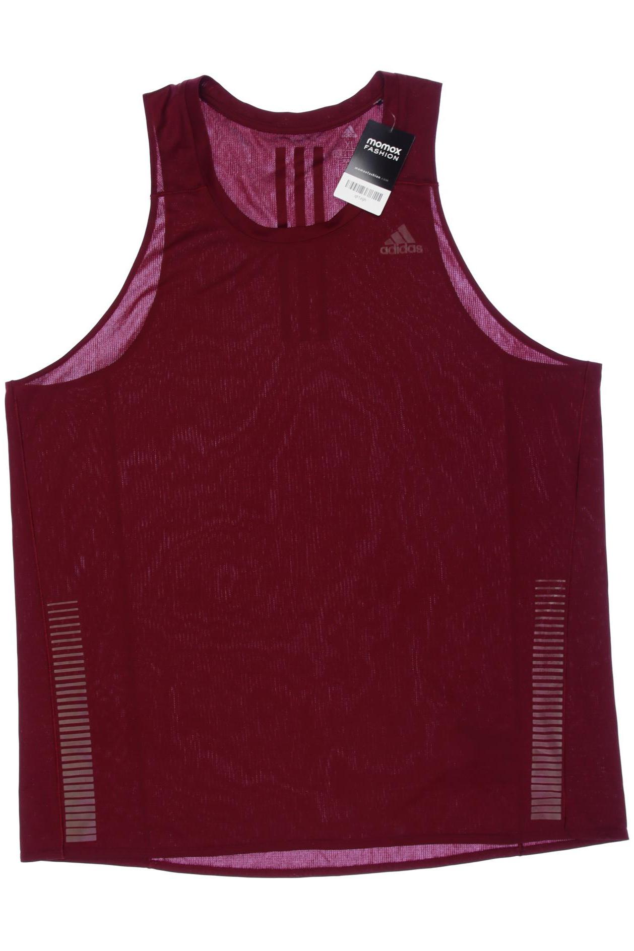 

adidas Herren T-Shirt, bordeaux, Gr. 54