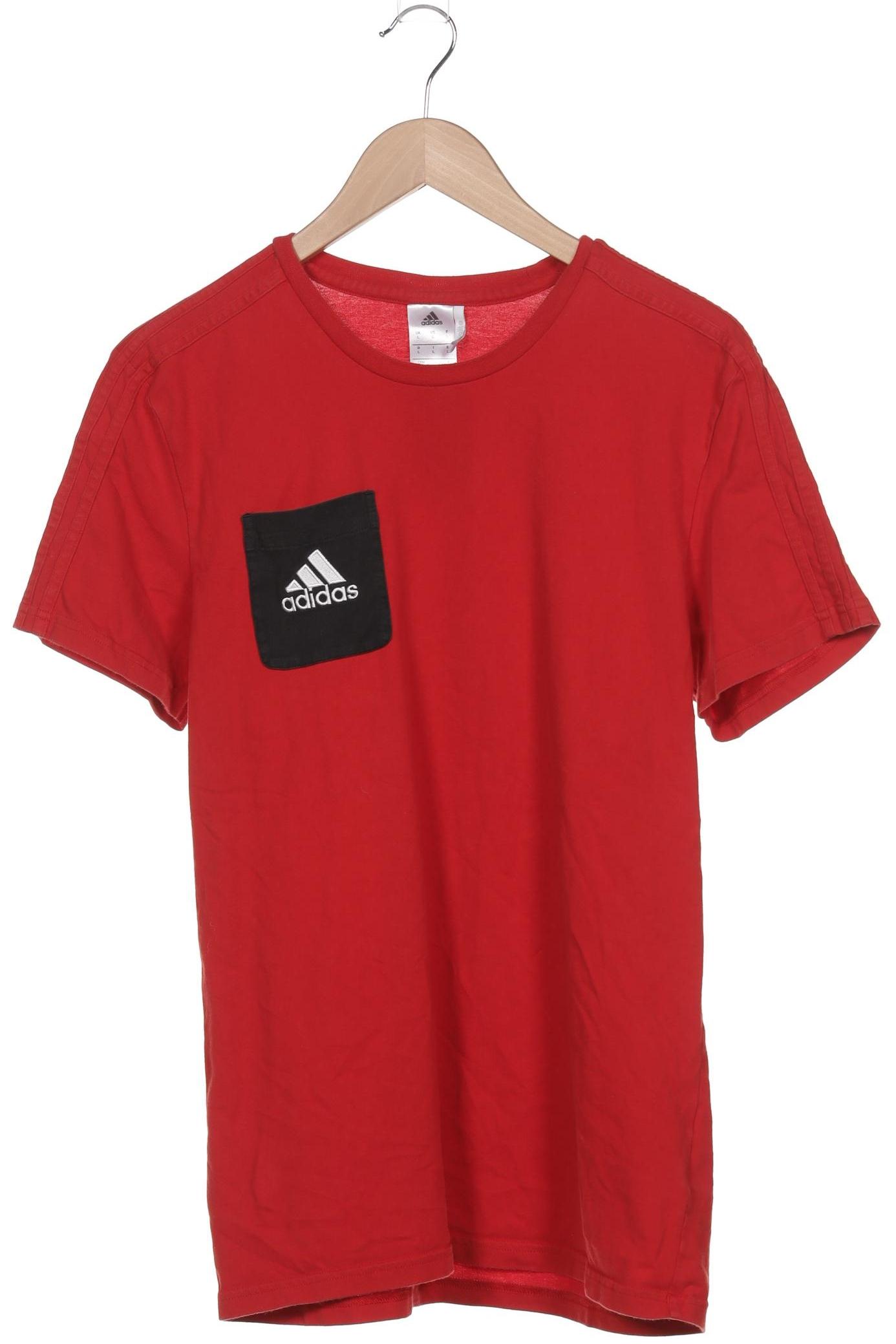 

adidas Herren T-Shirt, rot, Gr. 52