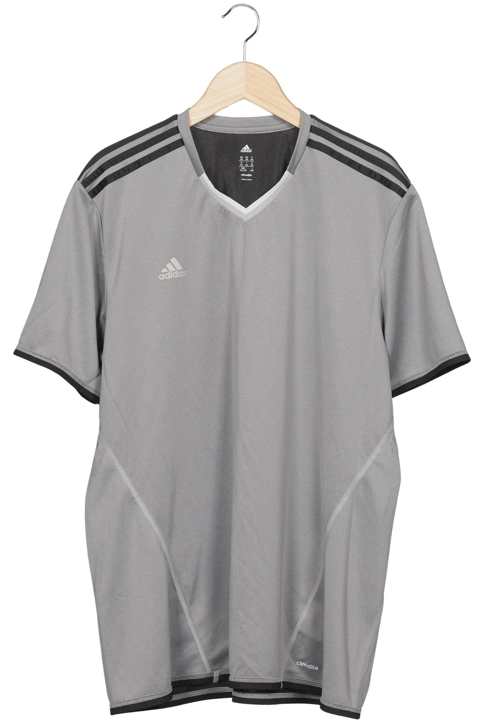 

adidas Herren T-Shirt, grau, Gr. 56