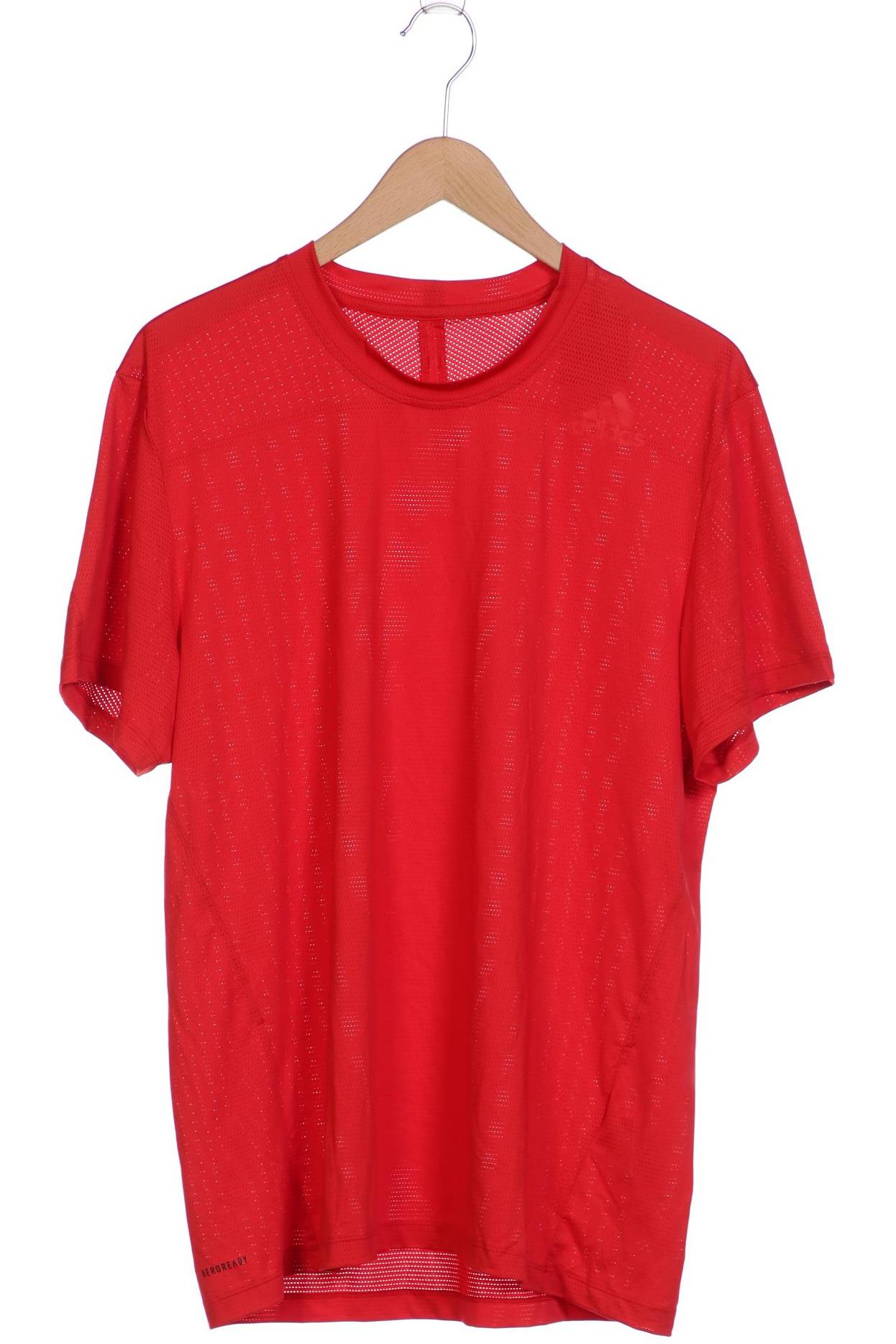 

adidas Herren T-Shirt, rot, Gr. 54