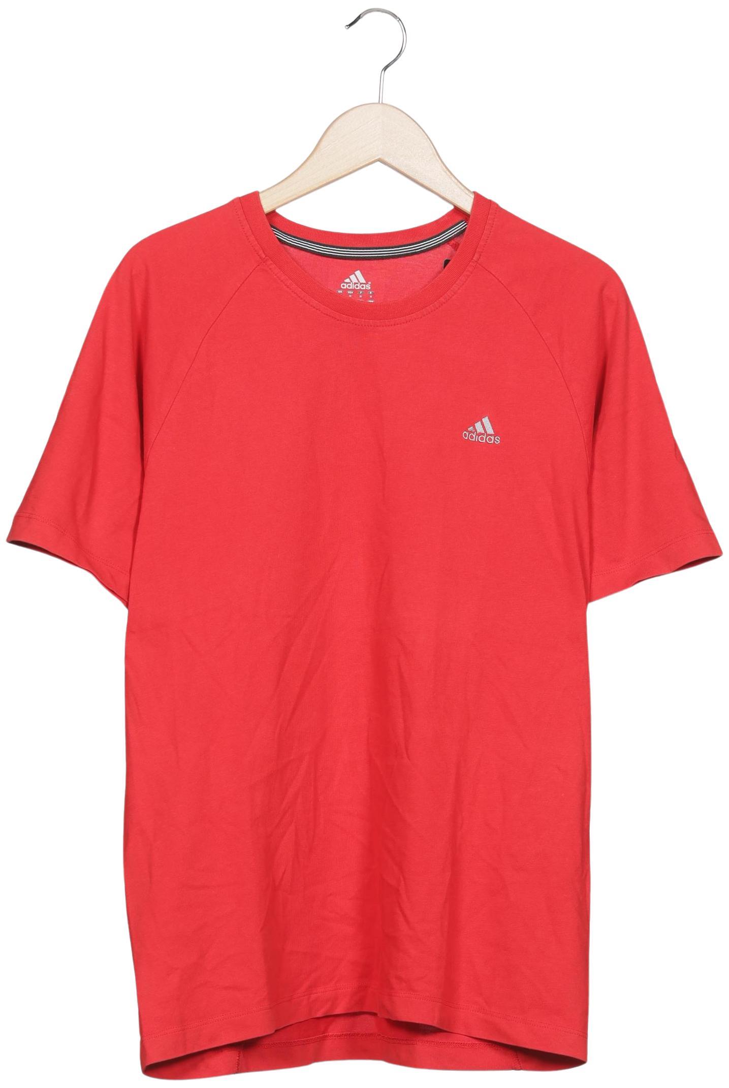 

adidas Herren T-Shirt, rot, Gr. 48