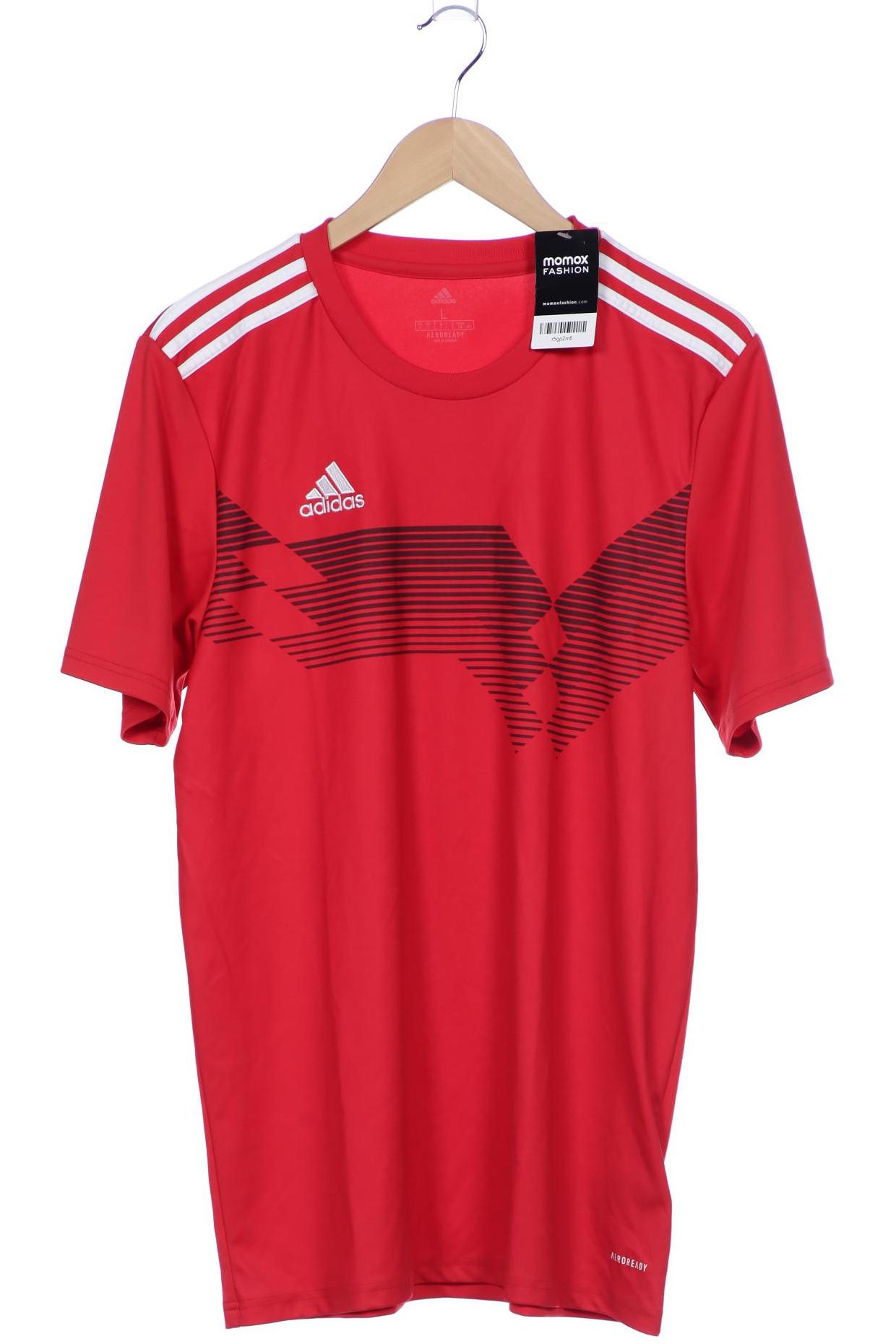 

adidas Herren T-Shirt, rot, Gr. 52