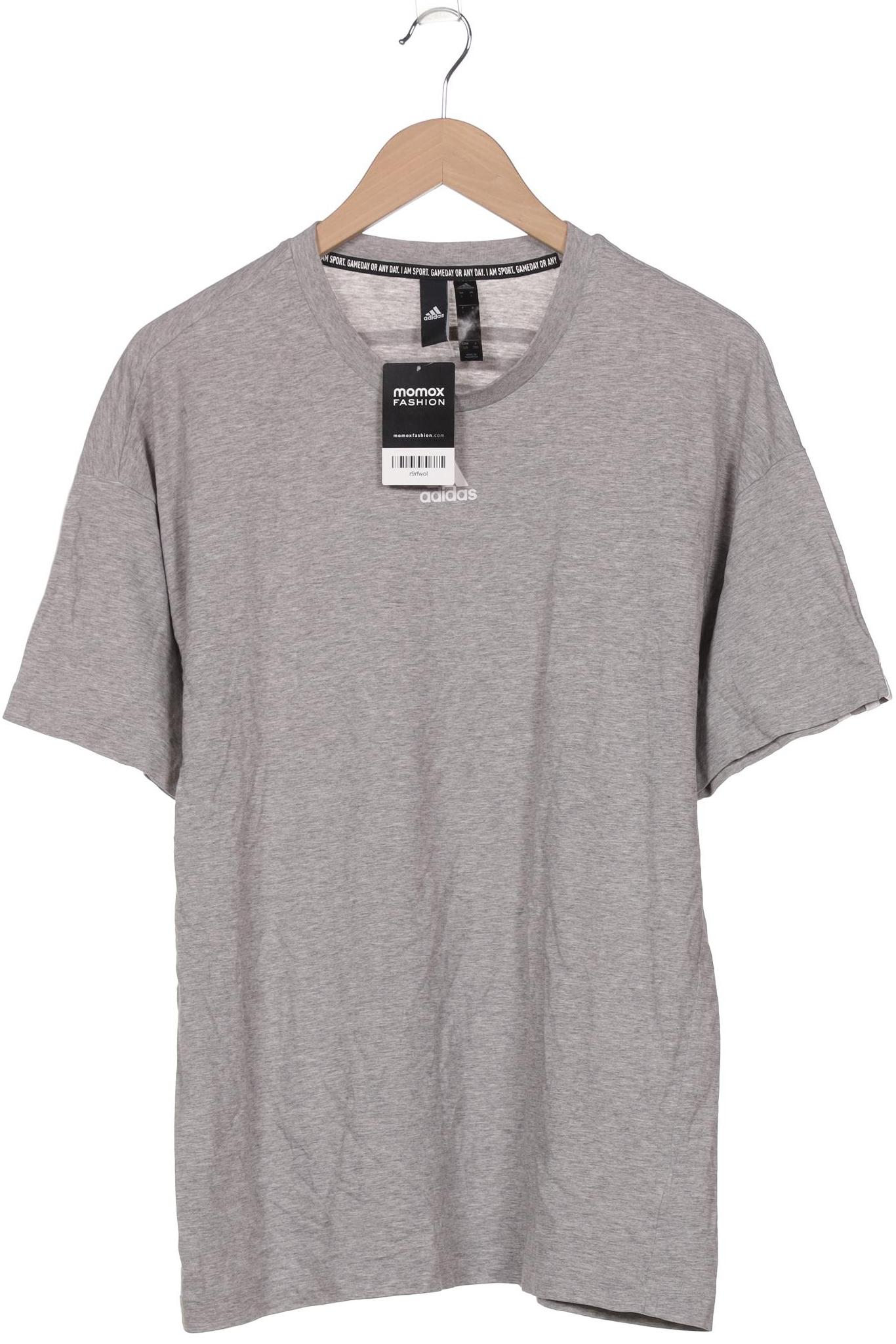 

adidas Herren T-Shirt, grau, Gr. 52
