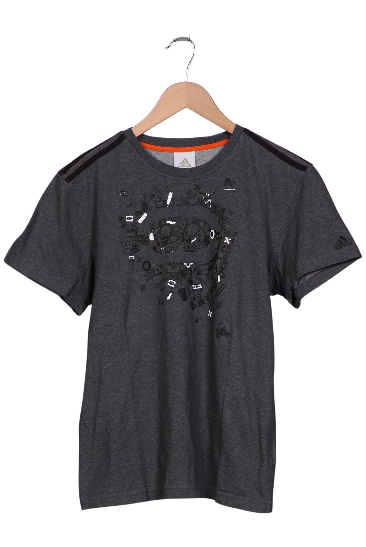 

adidas Herren T-Shirt, grau, Gr. 48