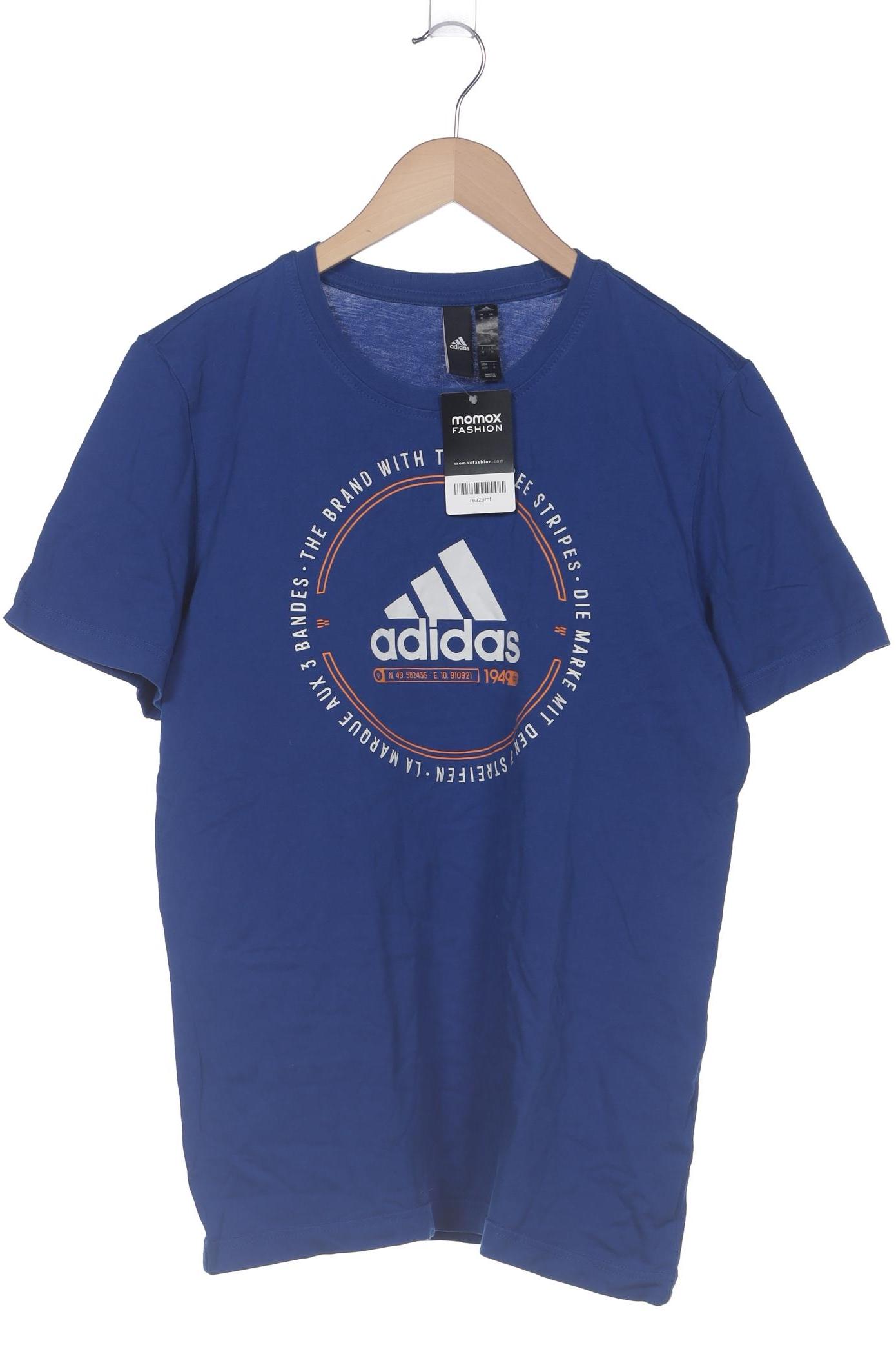 

adidas Herren T-Shirt, blau, Gr. 48