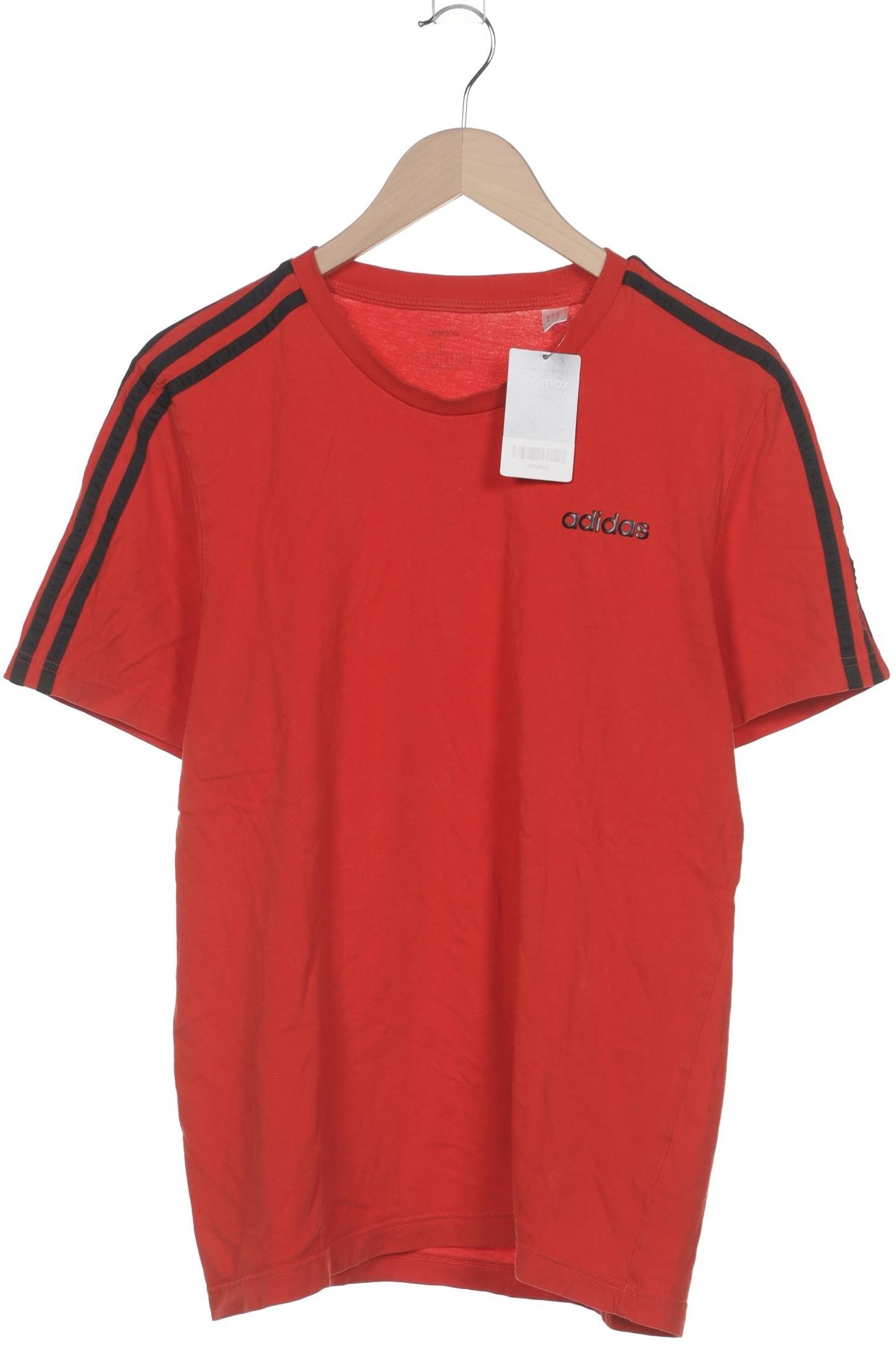 

adidas Herren T-Shirt, rot, Gr. 52