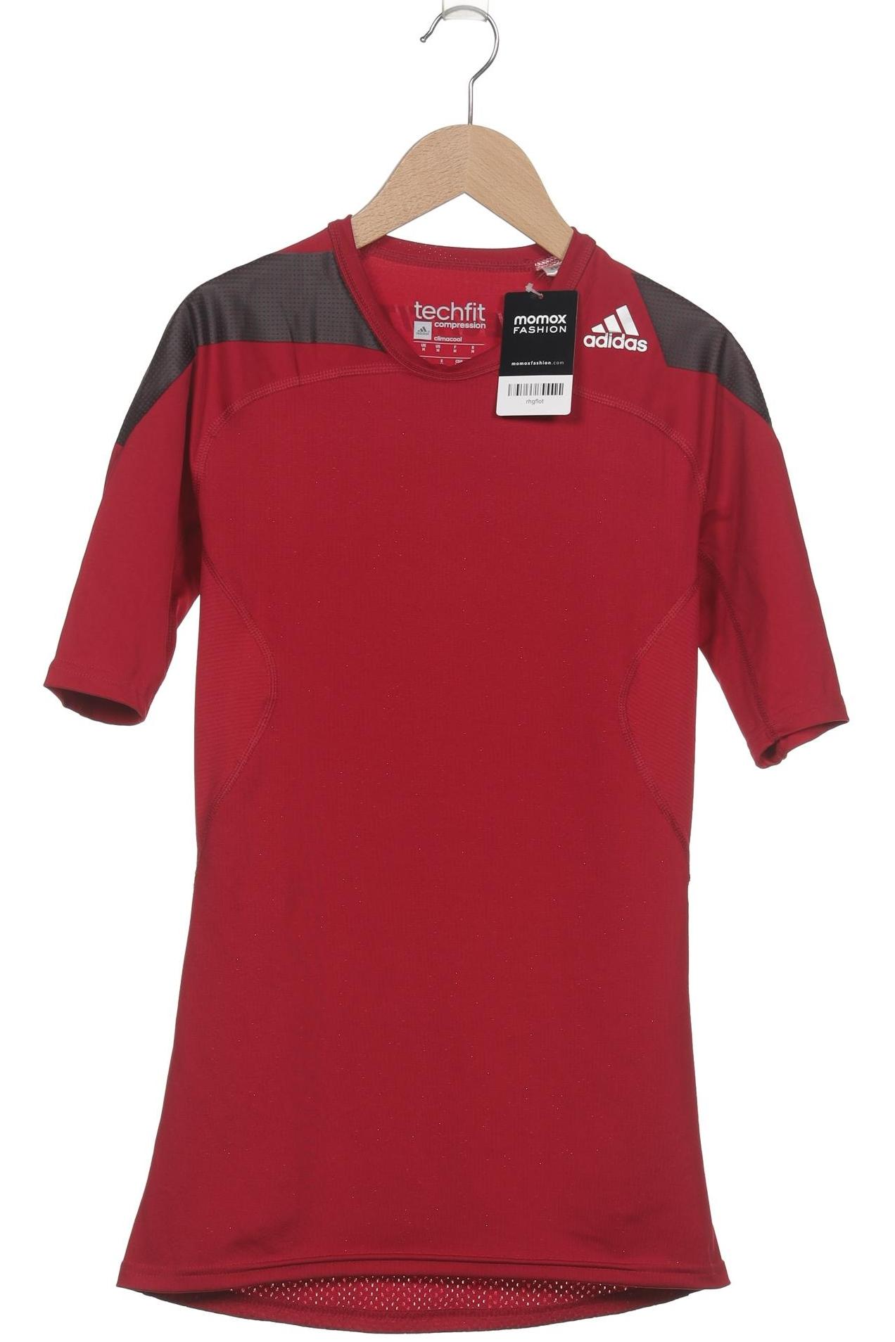 

adidas Herren T-Shirt, bordeaux, Gr. 48