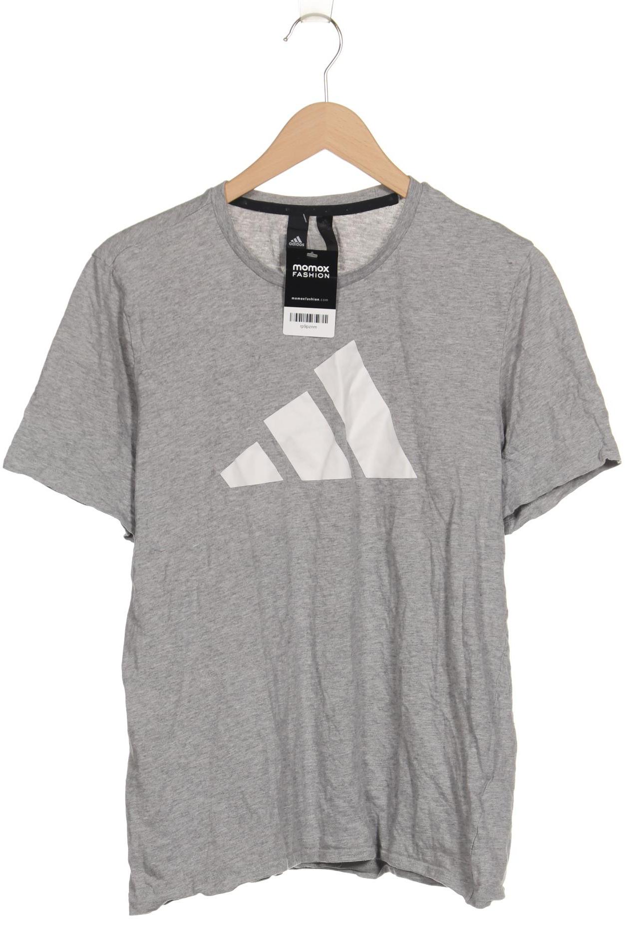

adidas Herren T-Shirt, grau, Gr. 48