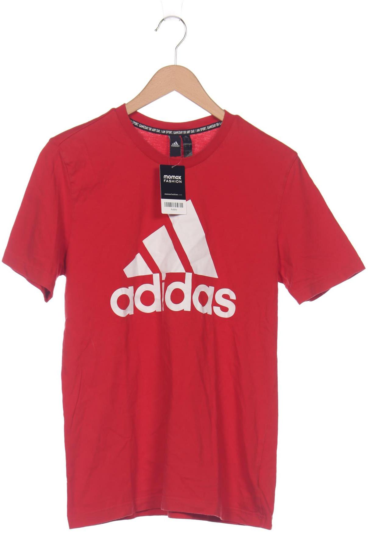 

adidas Herren T-Shirt, rot, Gr. 48
