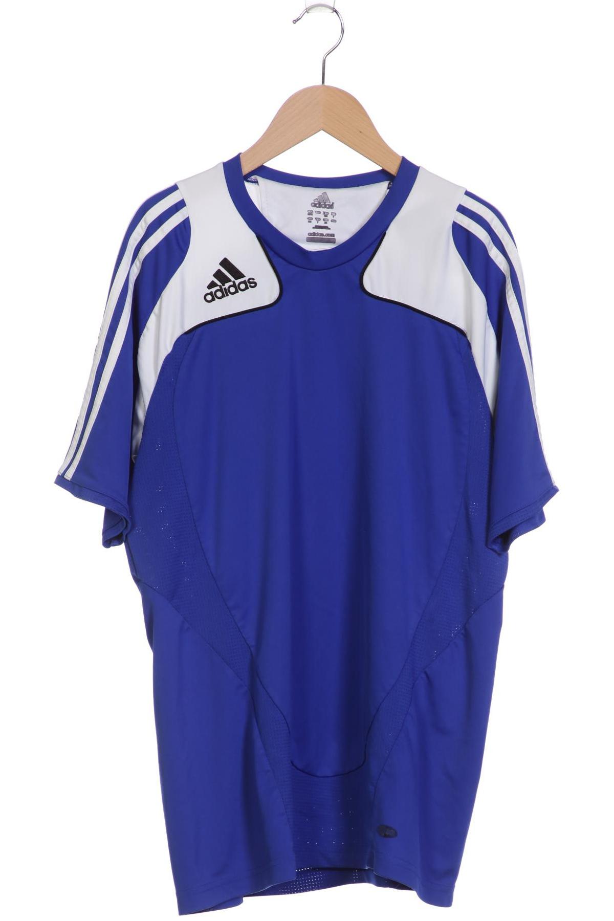 

adidas Herren T-Shirt, blau, Gr. 48