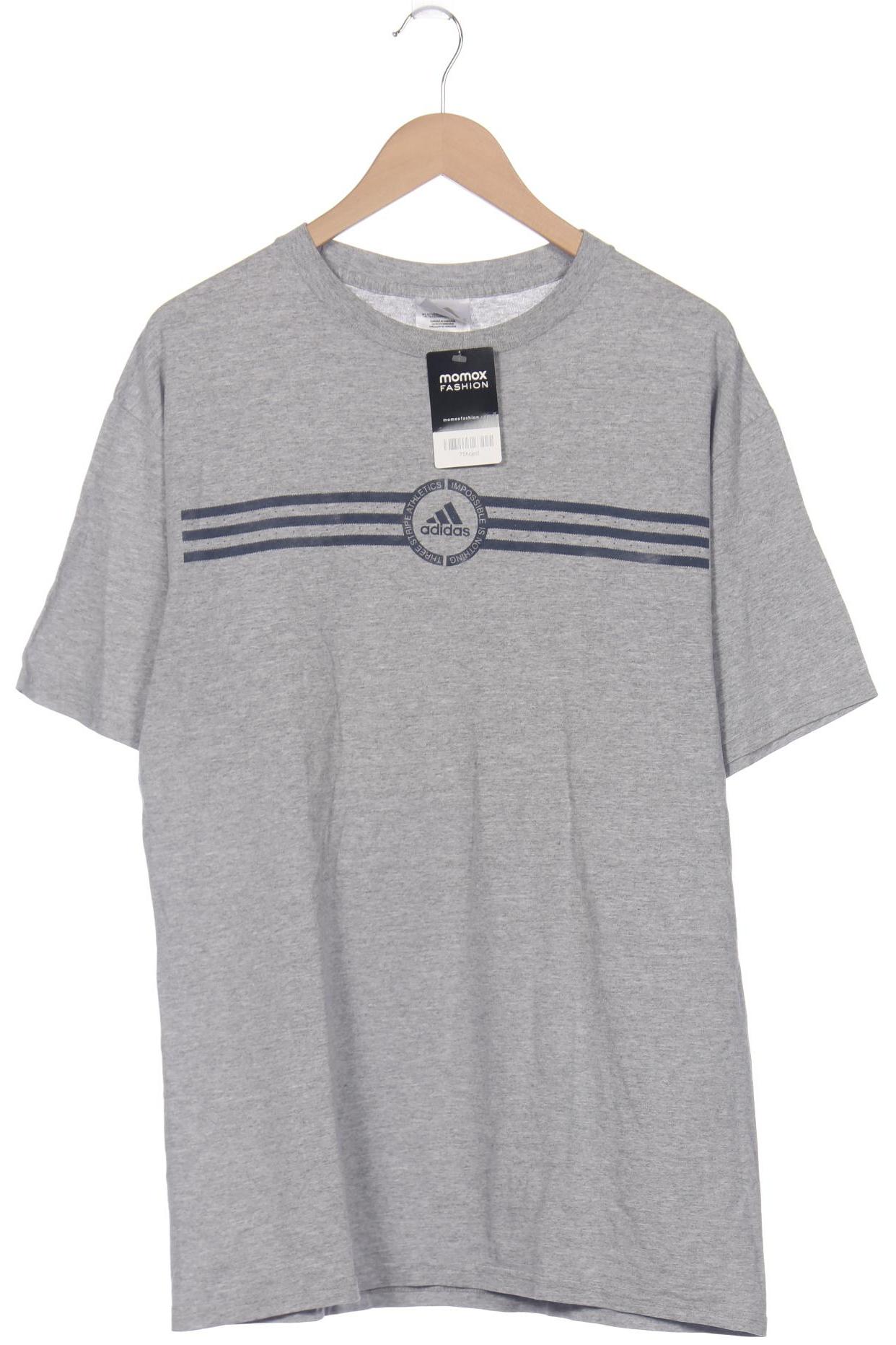 

adidas Herren T-Shirt, grau, Gr. 48