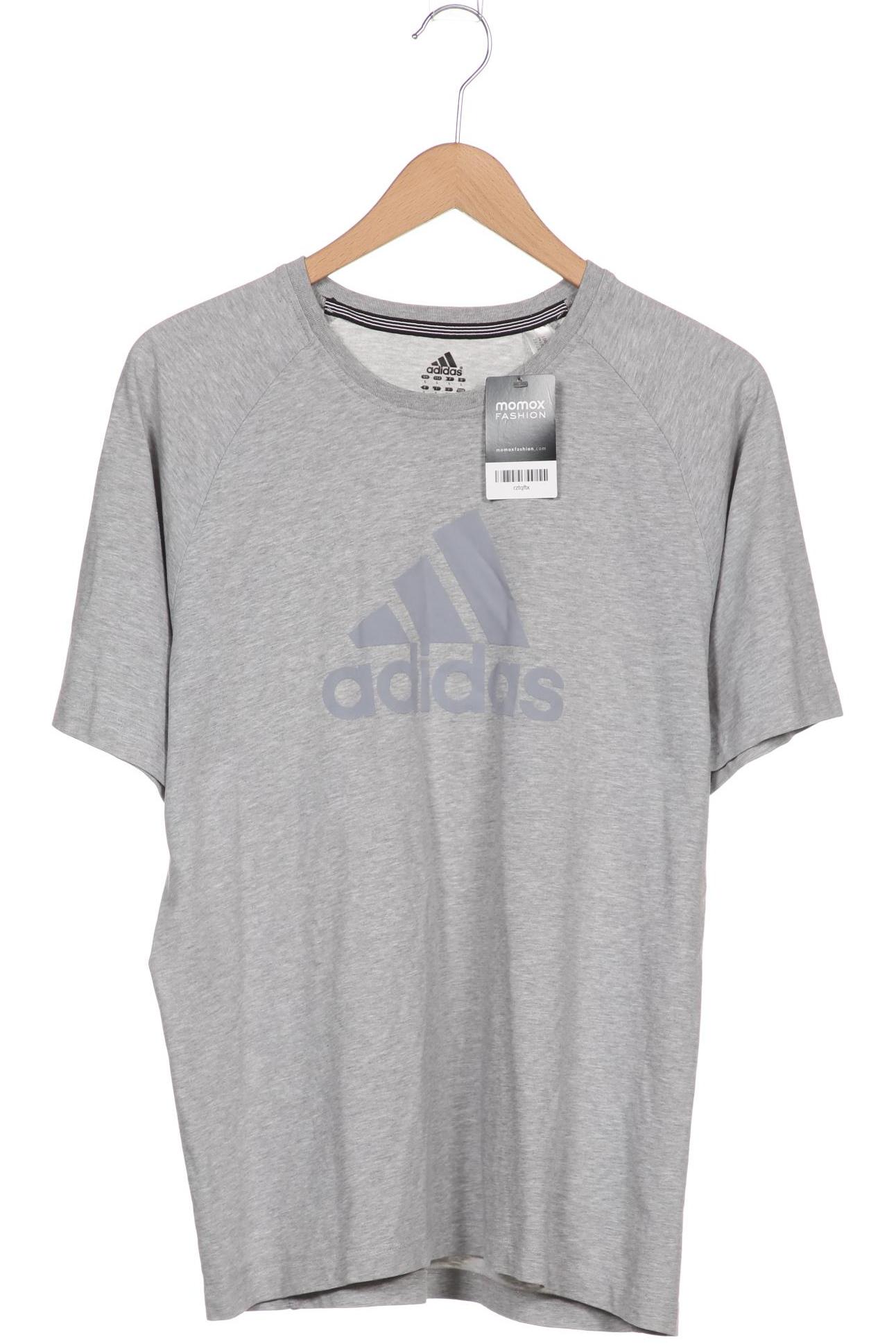 

adidas Herren T-Shirt, grau, Gr. 52