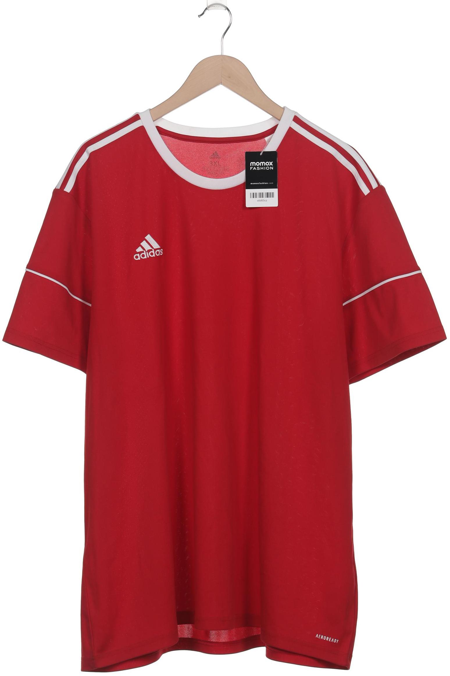 

adidas Herren T-Shirt, rot, Gr. 58