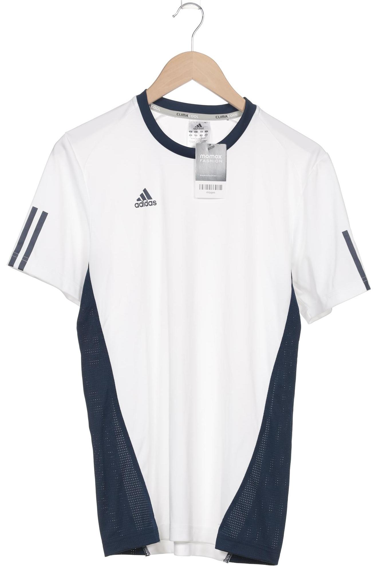 

adidas Herren T-Shirt, weiß, Gr. 46