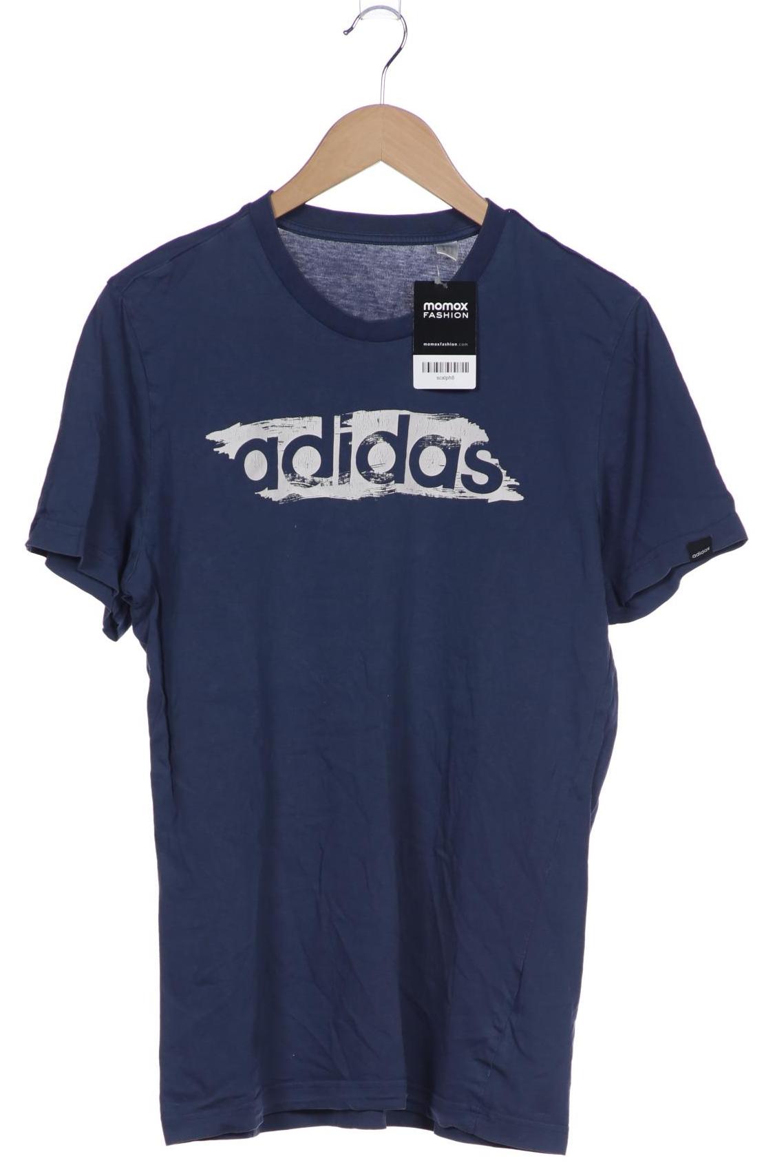 

adidas Herren T-Shirt, blau, Gr. 48