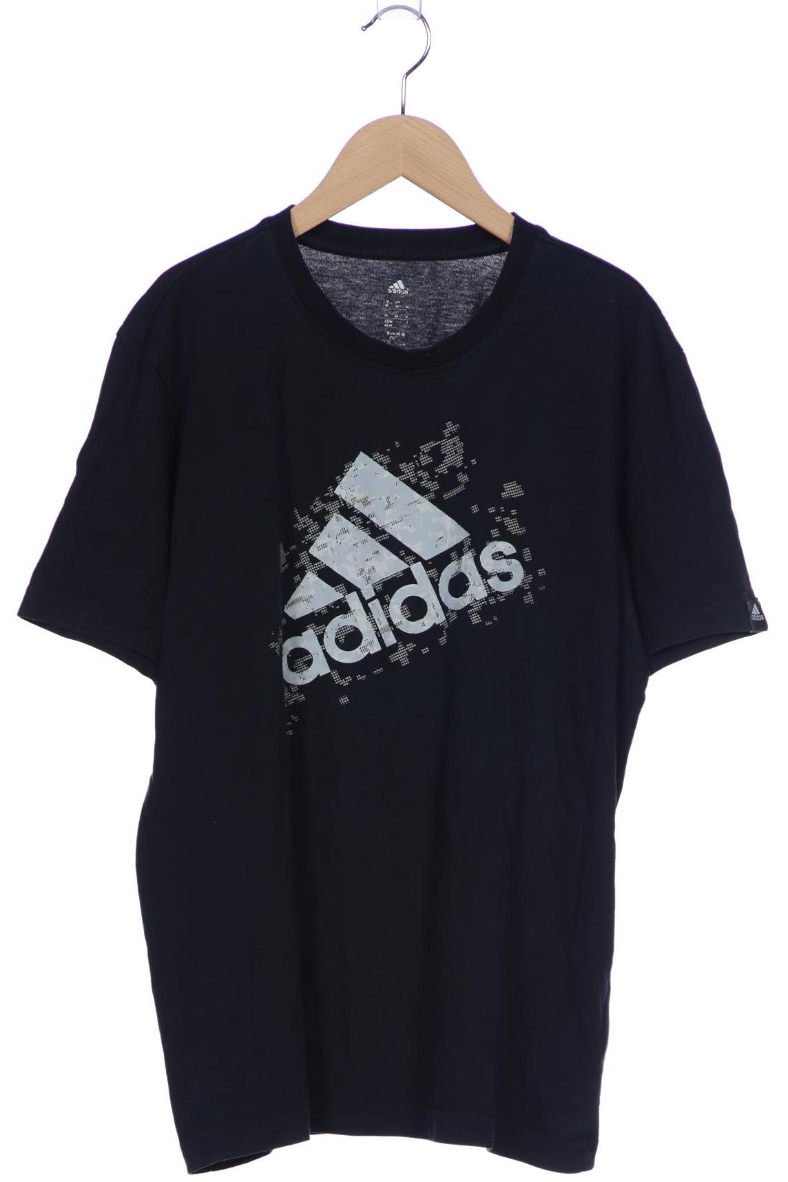 

adidas Herren T-Shirt, marineblau, Gr. 48