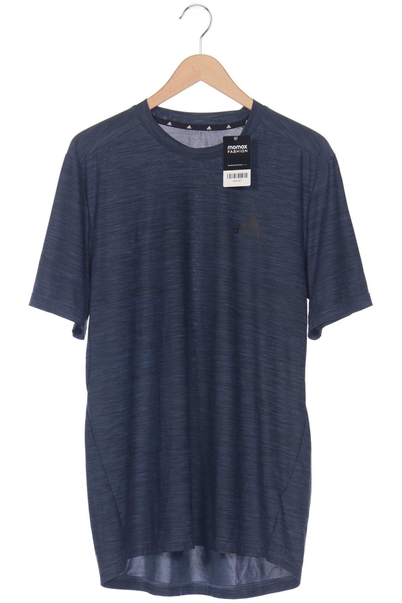 

adidas Herren T-Shirt, blau, Gr. 48