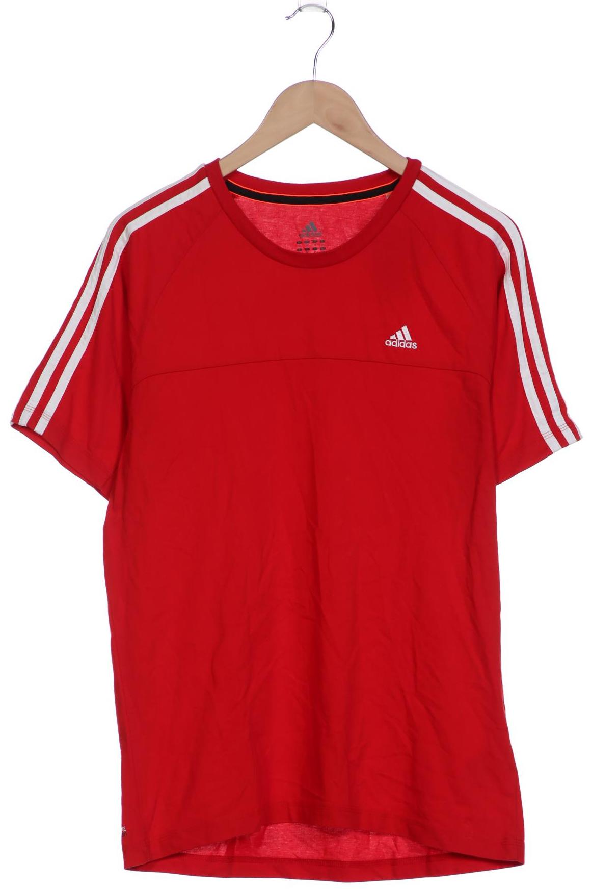 

adidas Herren T-Shirt, rot, Gr. 48
