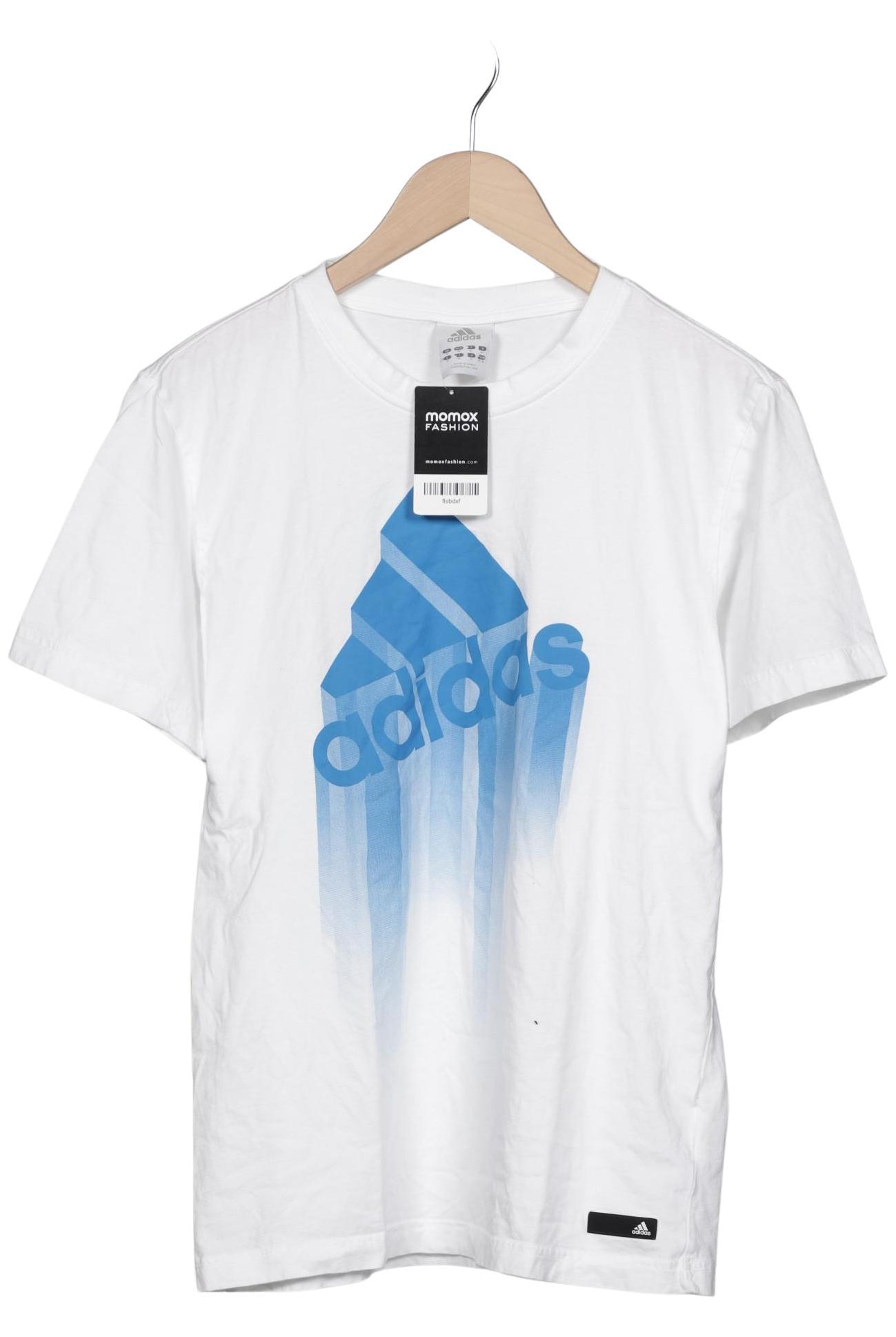 

adidas Herren T-Shirt, weiß, Gr. 48