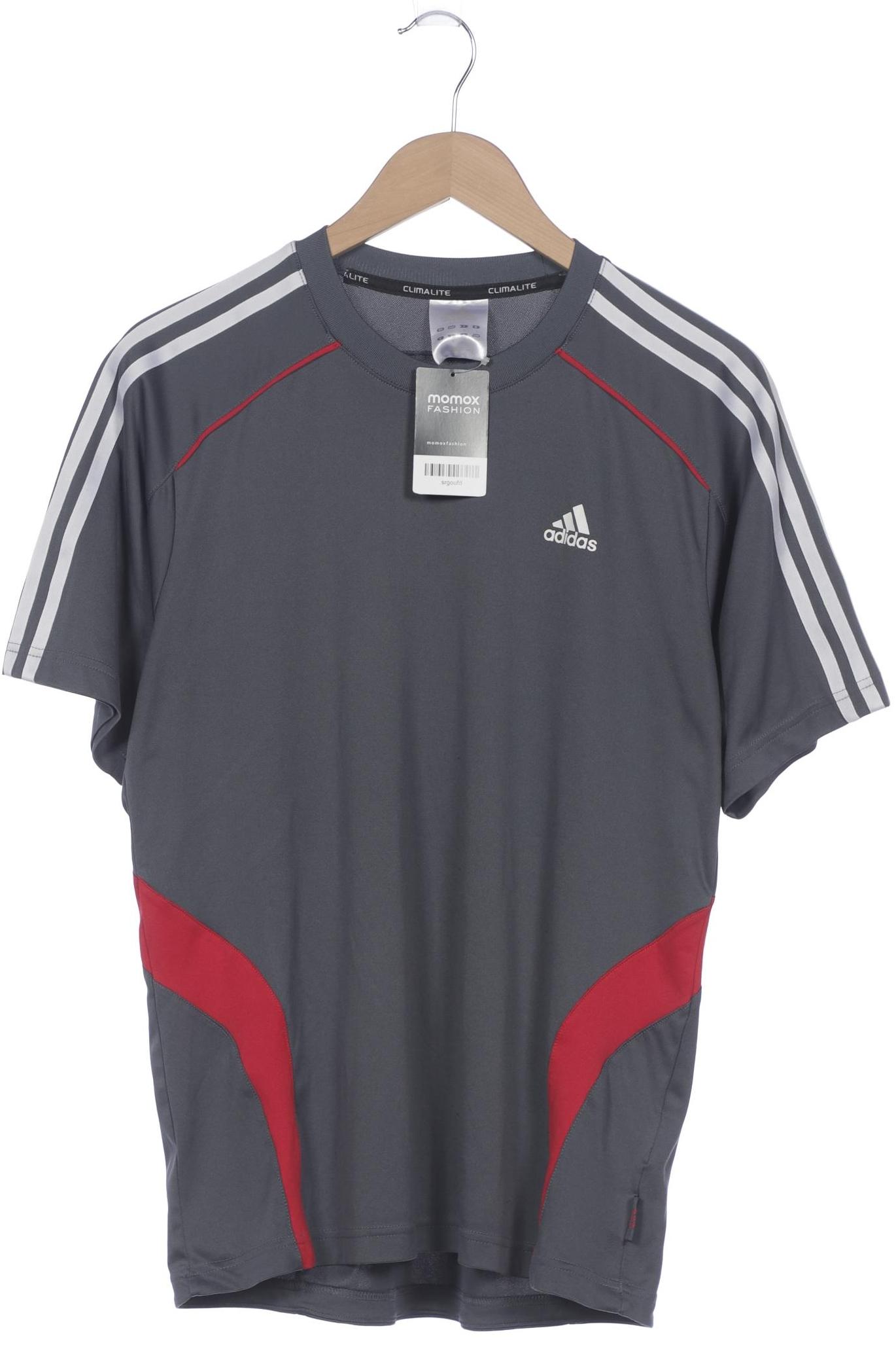 

adidas Herren T-Shirt, grau, Gr. 48