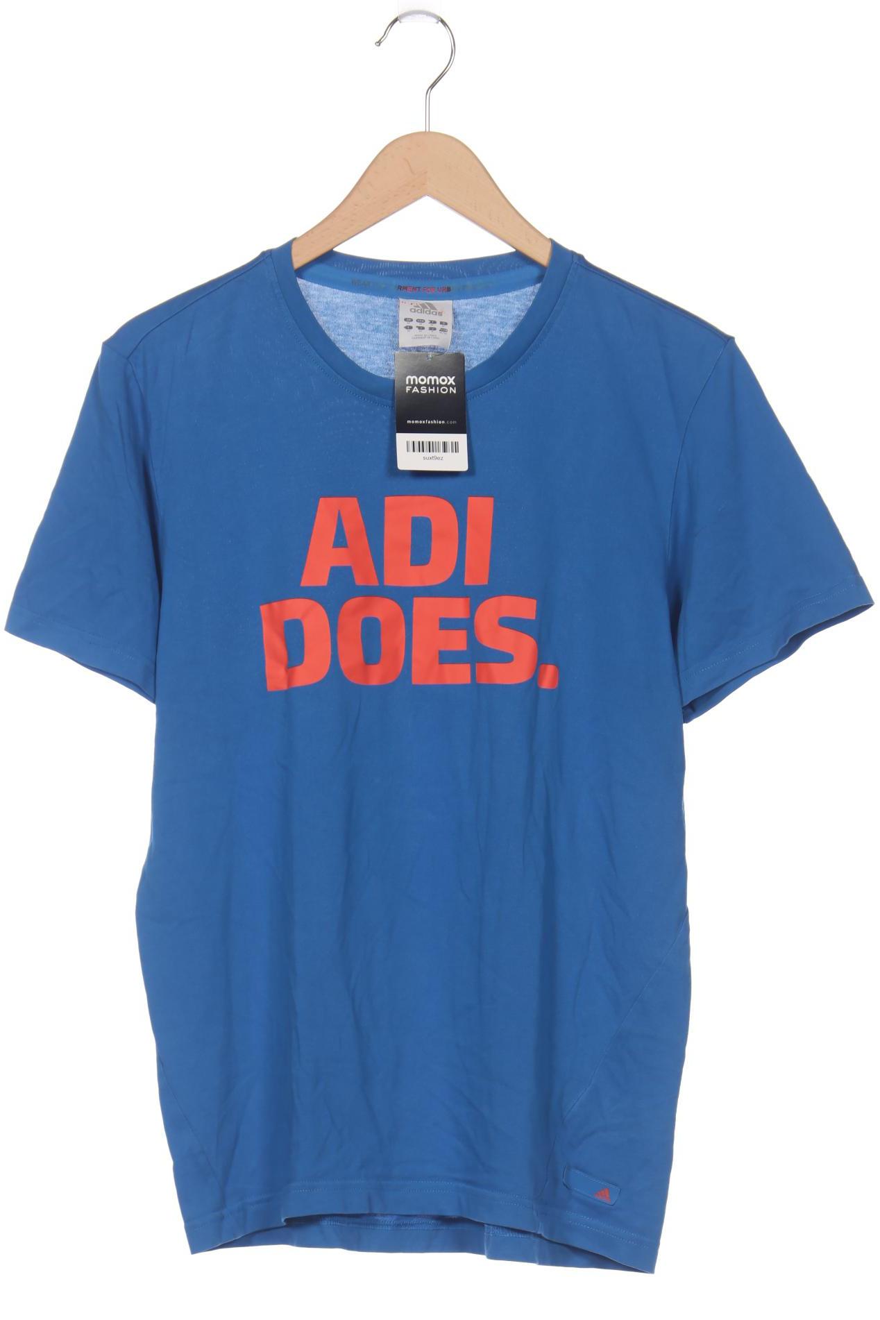 

adidas Herren T-Shirt, blau, Gr. 48