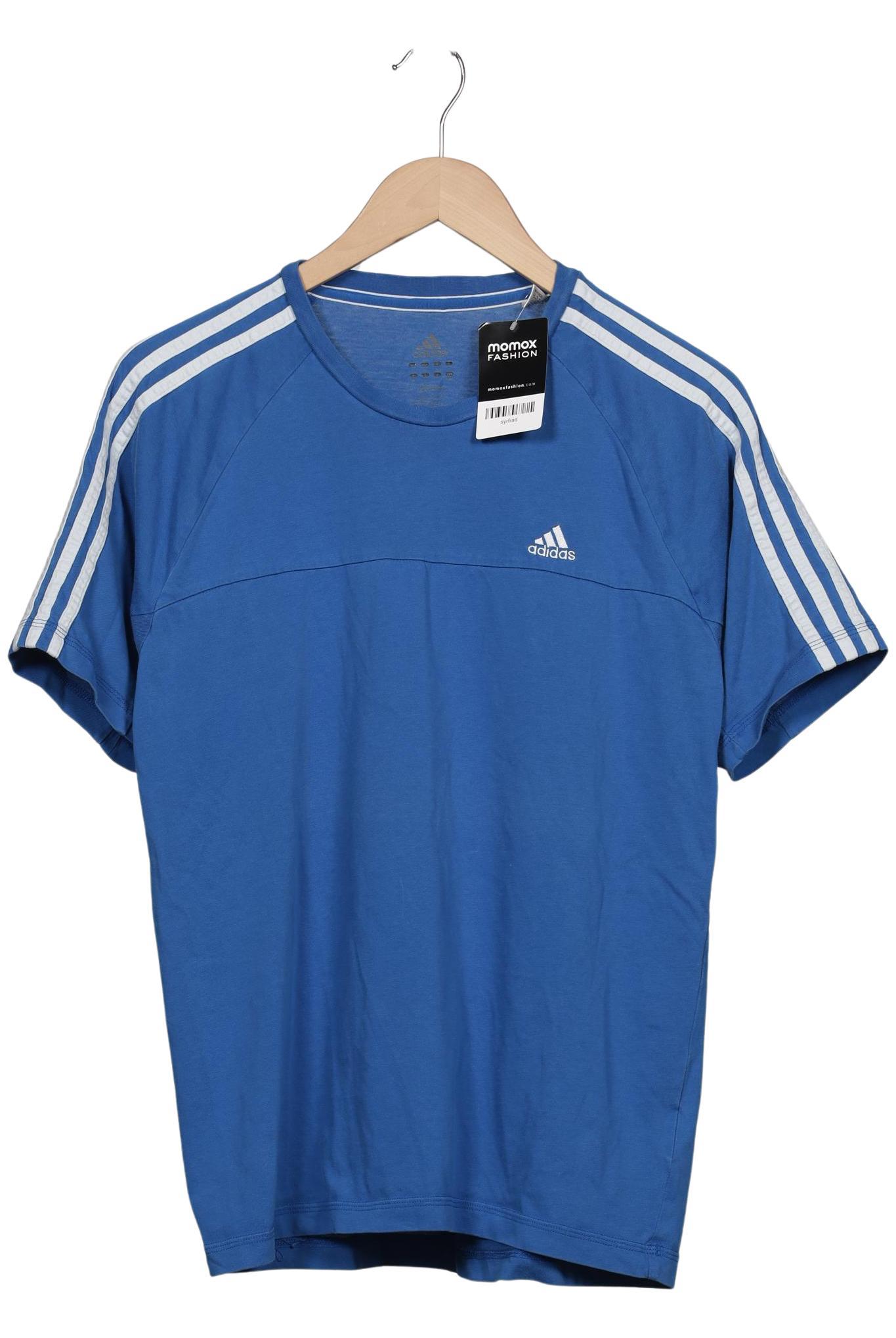 

adidas Herren T-Shirt, blau, Gr. 48