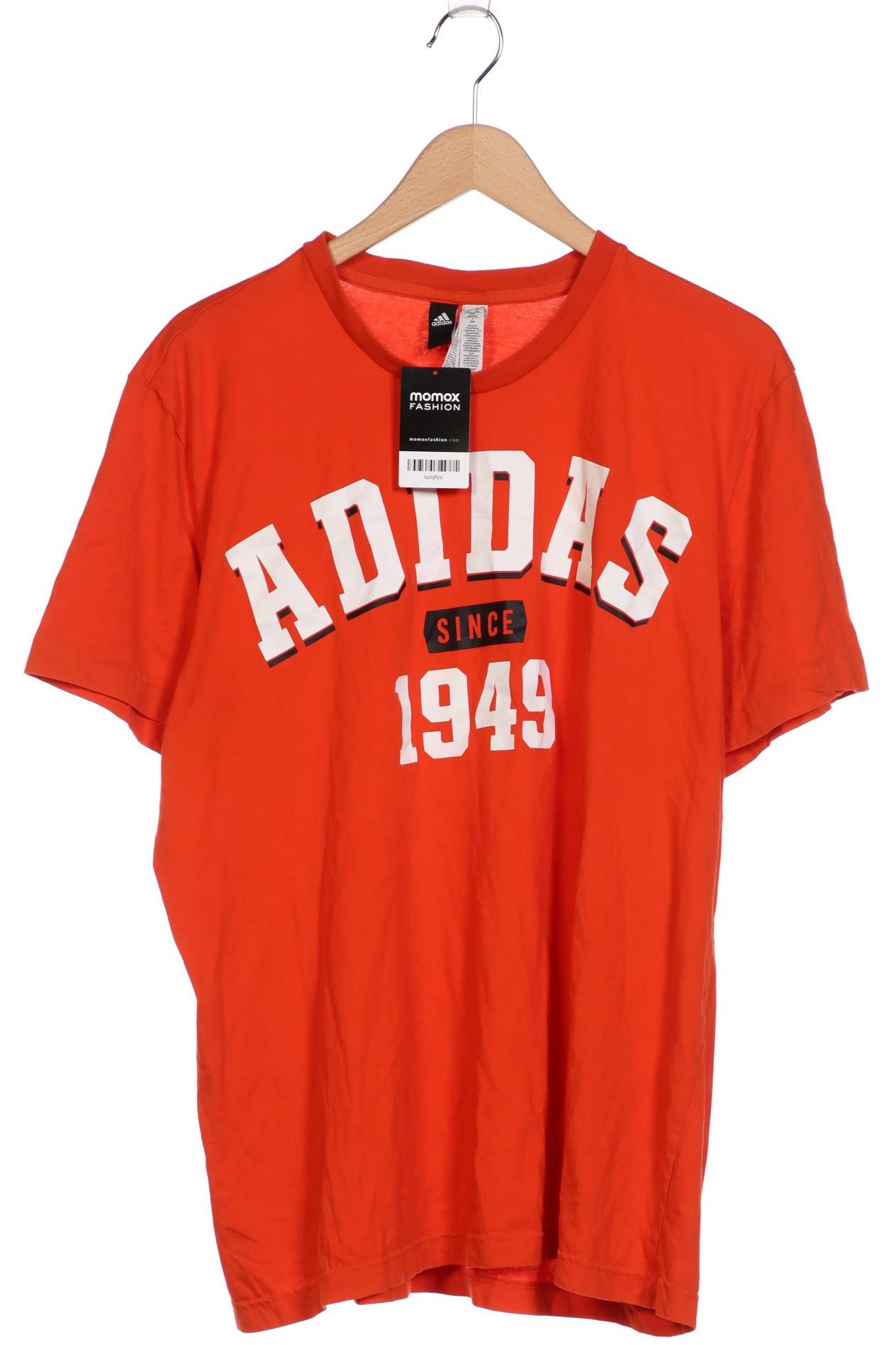 

adidas Herren T-Shirt, orange, Gr. 56
