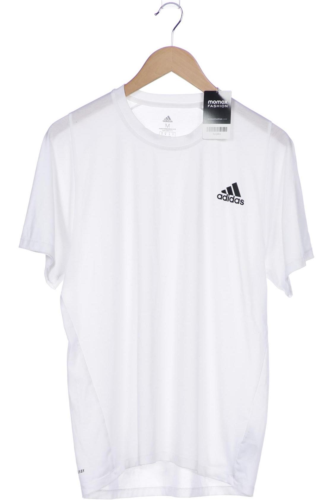 

adidas Herren T-Shirt, weiß, Gr. 48