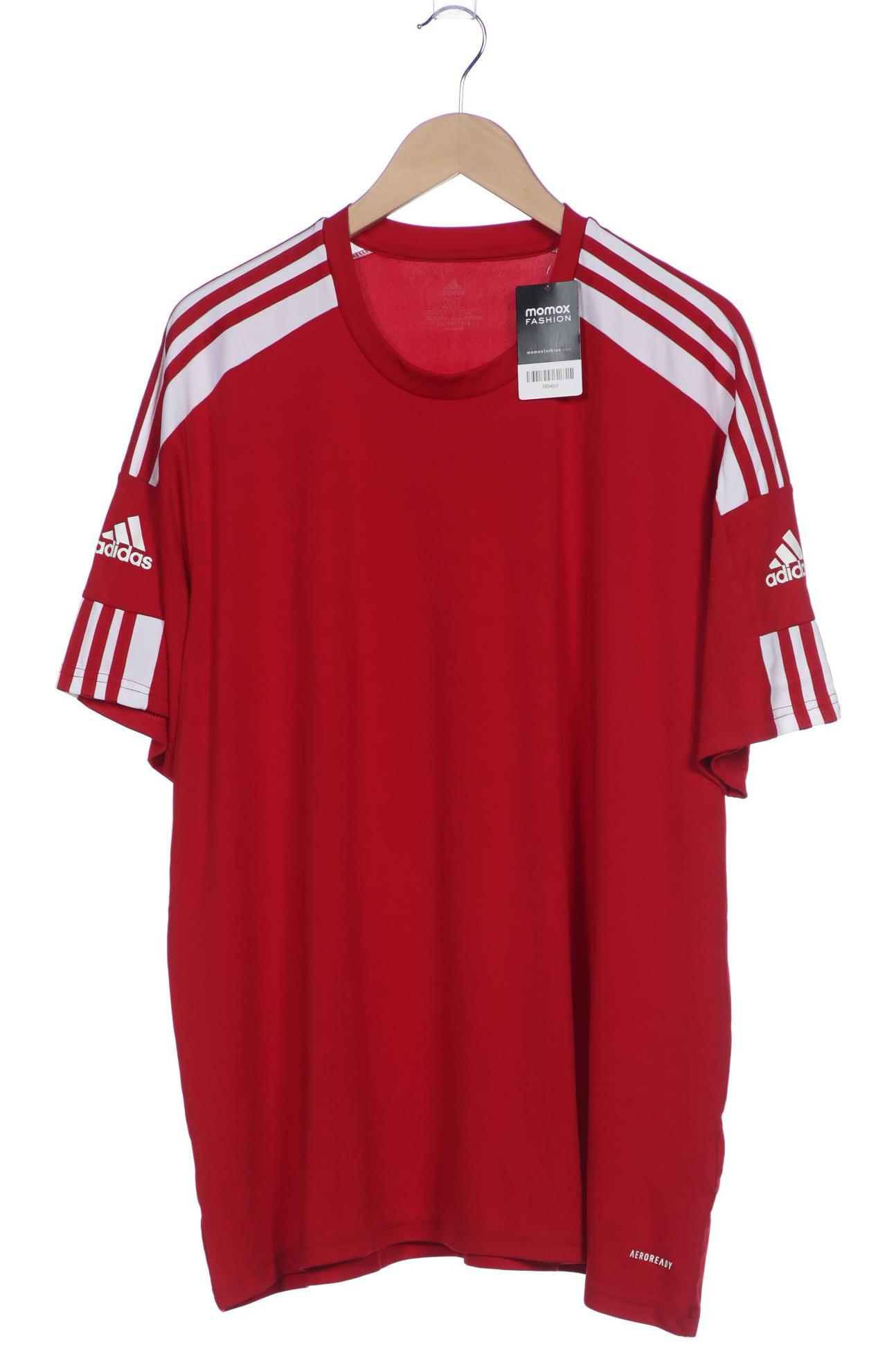 

adidas Herren T-Shirt, rot, Gr. 56