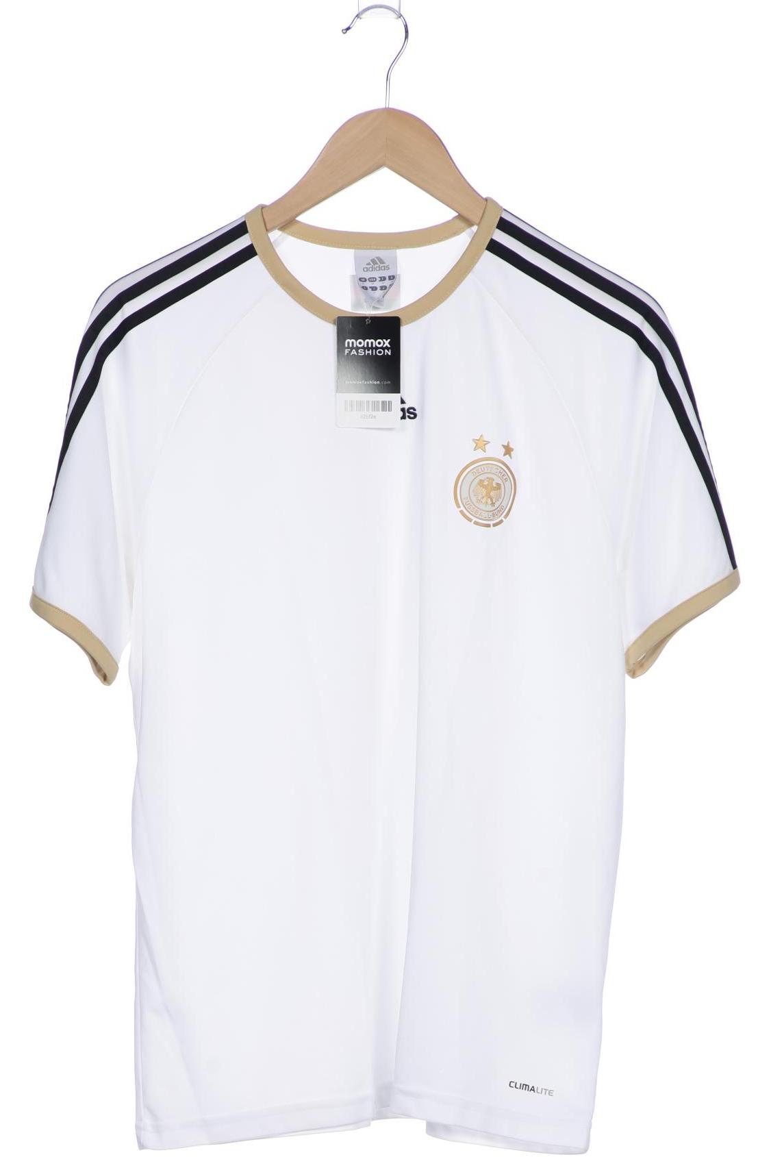 

adidas Herren T-Shirt, weiß, Gr. 48