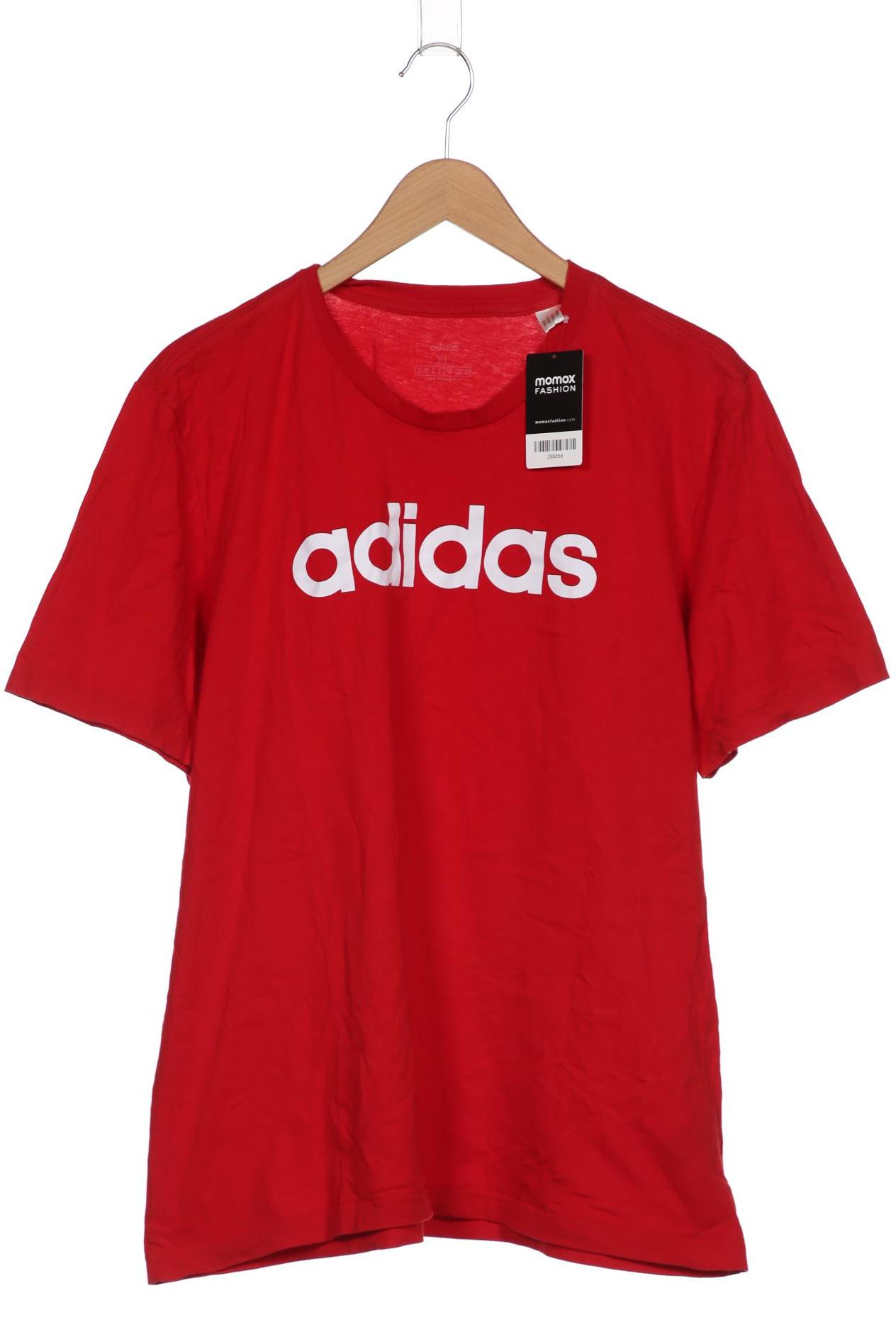 

adidas Herren T-Shirt, rot, Gr. 54