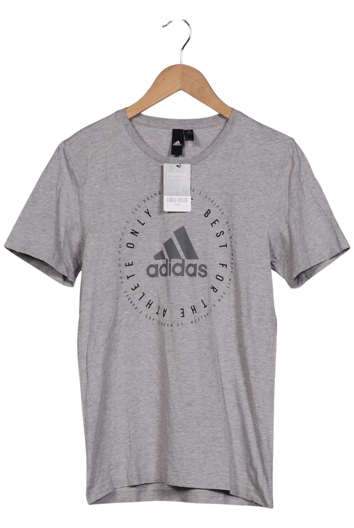 

adidas Herren T-Shirt, grau, Gr. 46