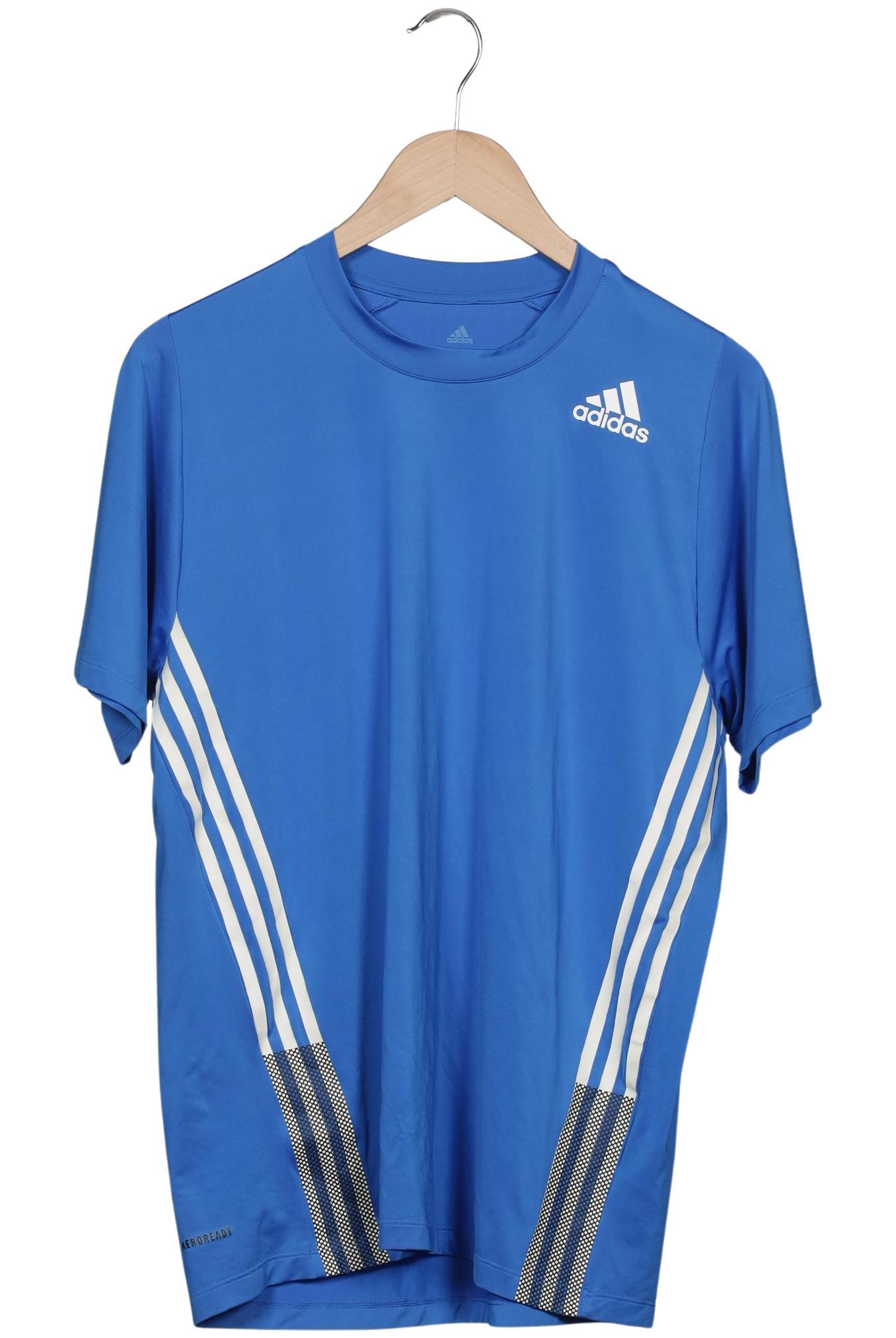 

adidas Herren T-Shirt, blau, Gr. 48