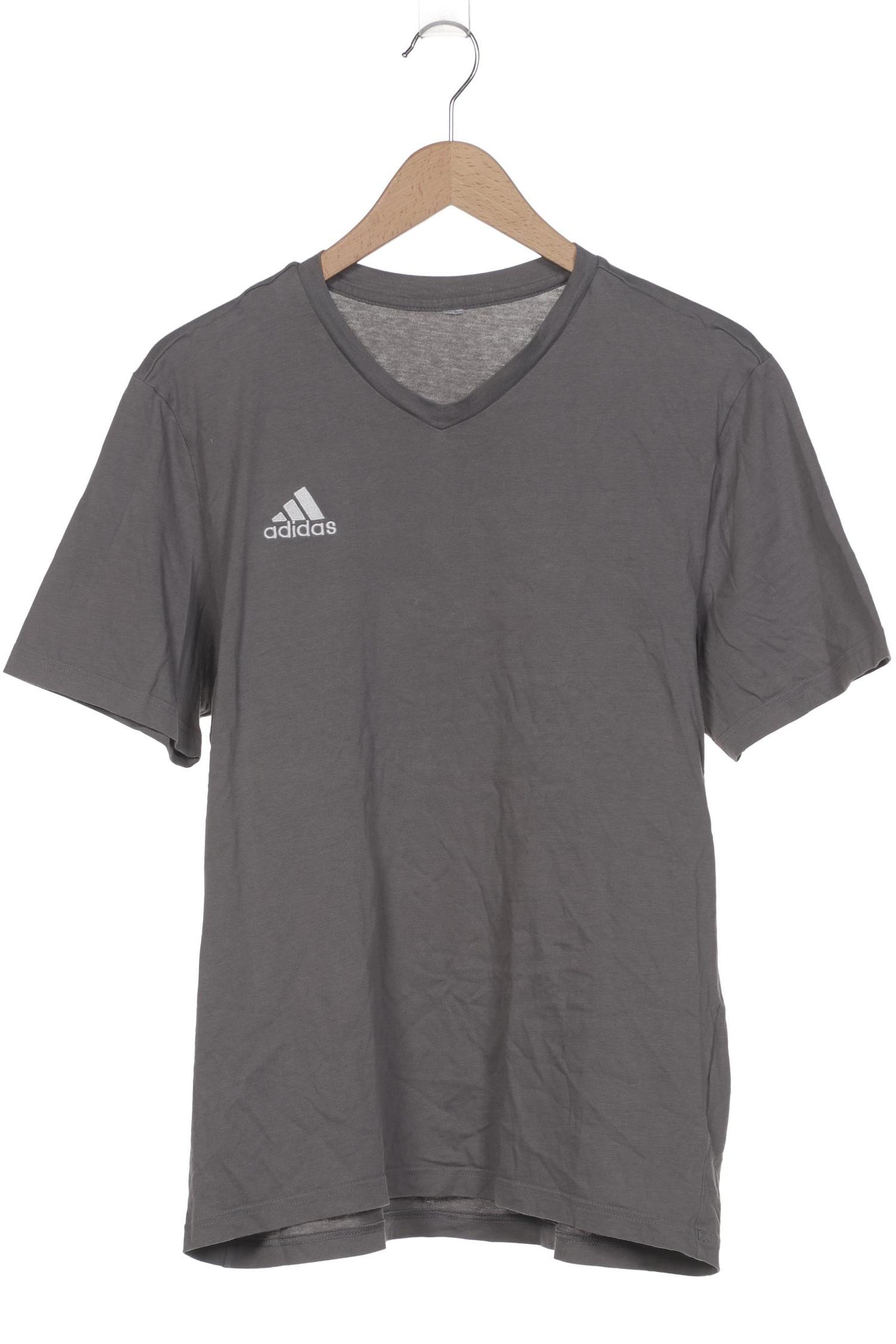

adidas Herren T-Shirt, grau, Gr. 48