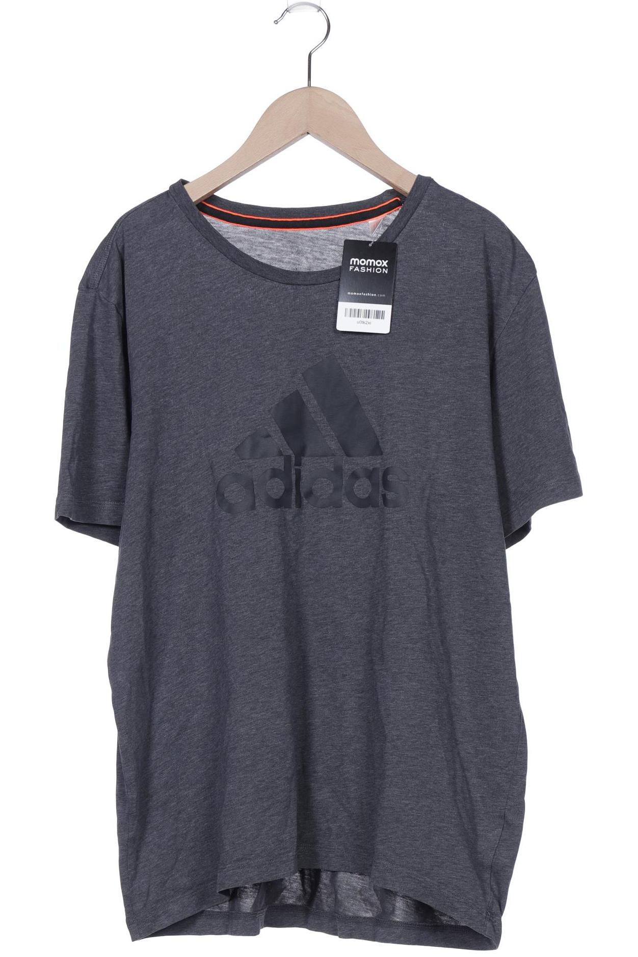

adidas Herren T-Shirt, grau, Gr. 48