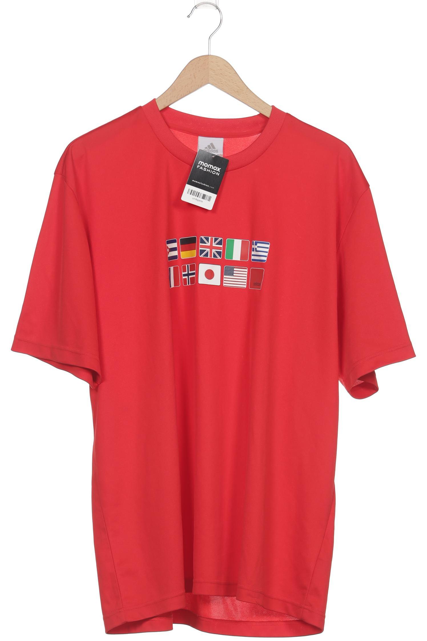 

adidas Herren T-Shirt, rot, Gr. 54